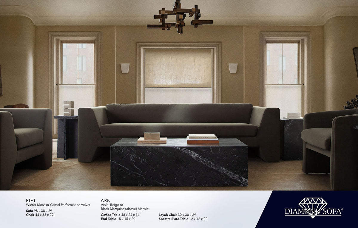 Rift Performance Velvet Sofa - Ornate Home
