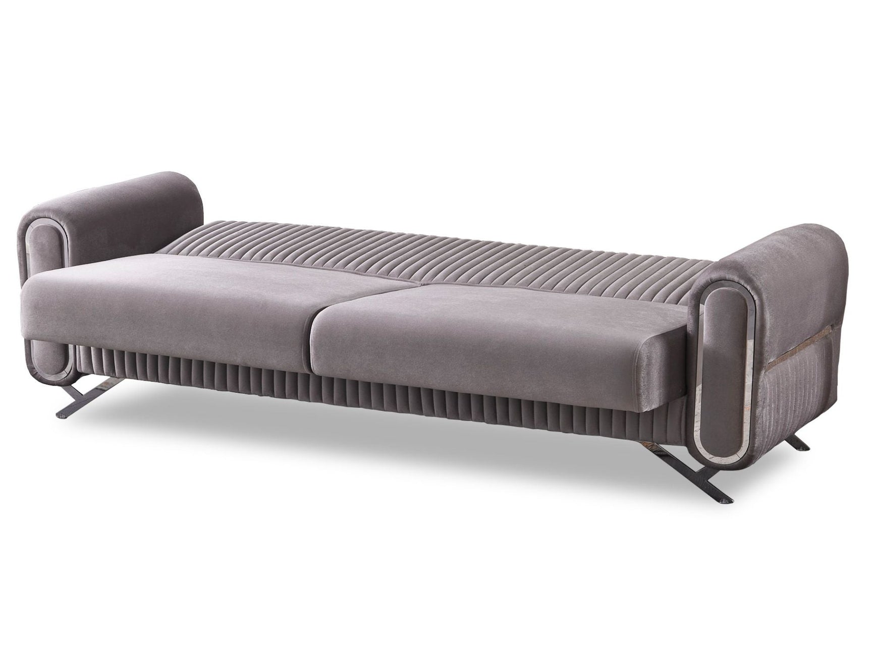 Royal Light Grey Convertible Sofa