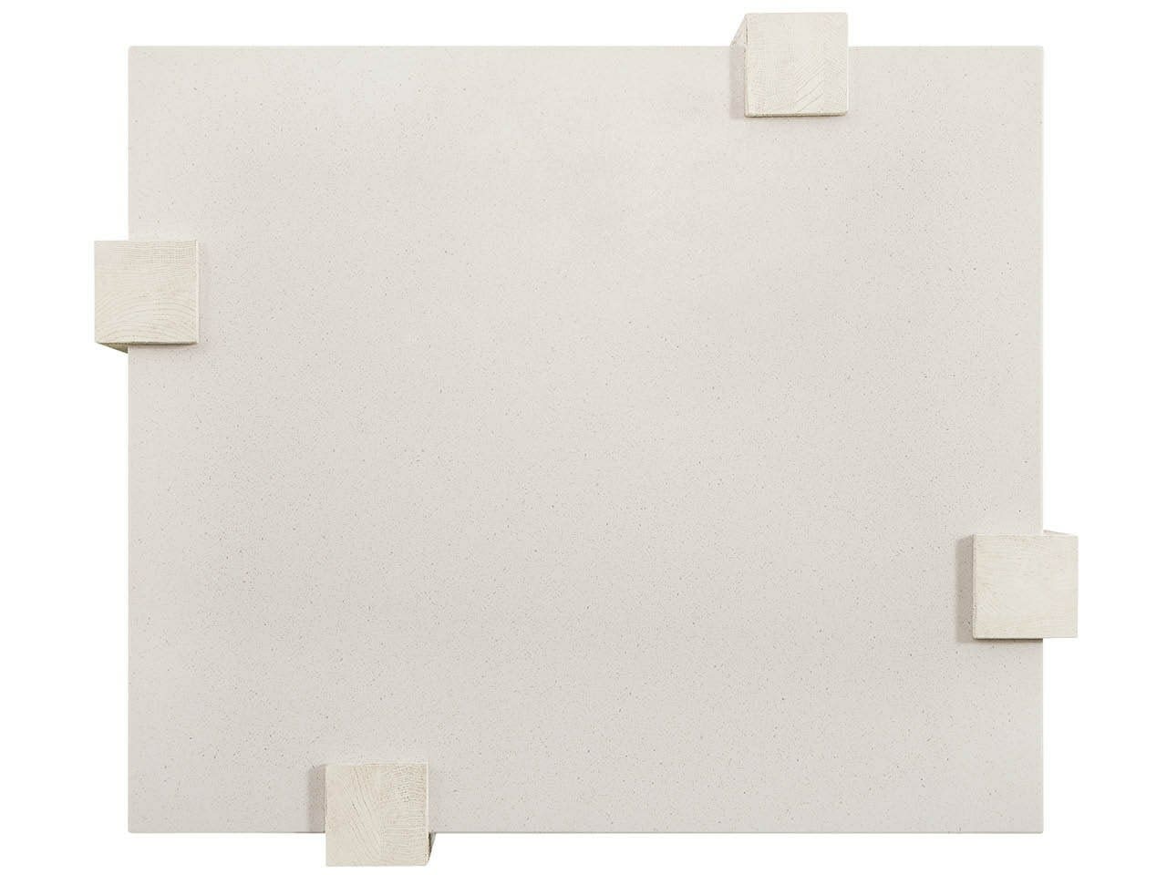 Modern White/Mist End Table