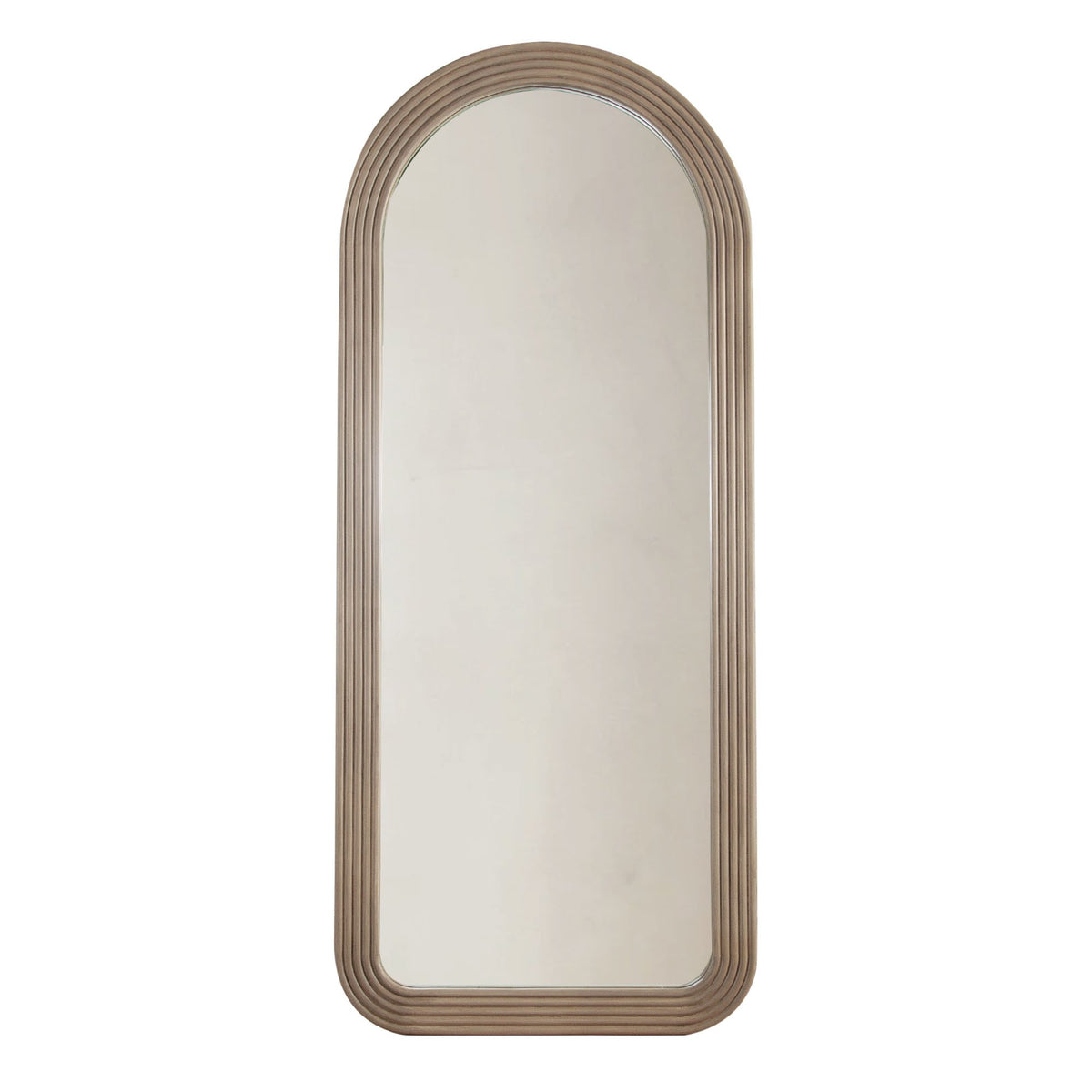 Sadie Ash Wood Floor Mirror - Ornate Home
