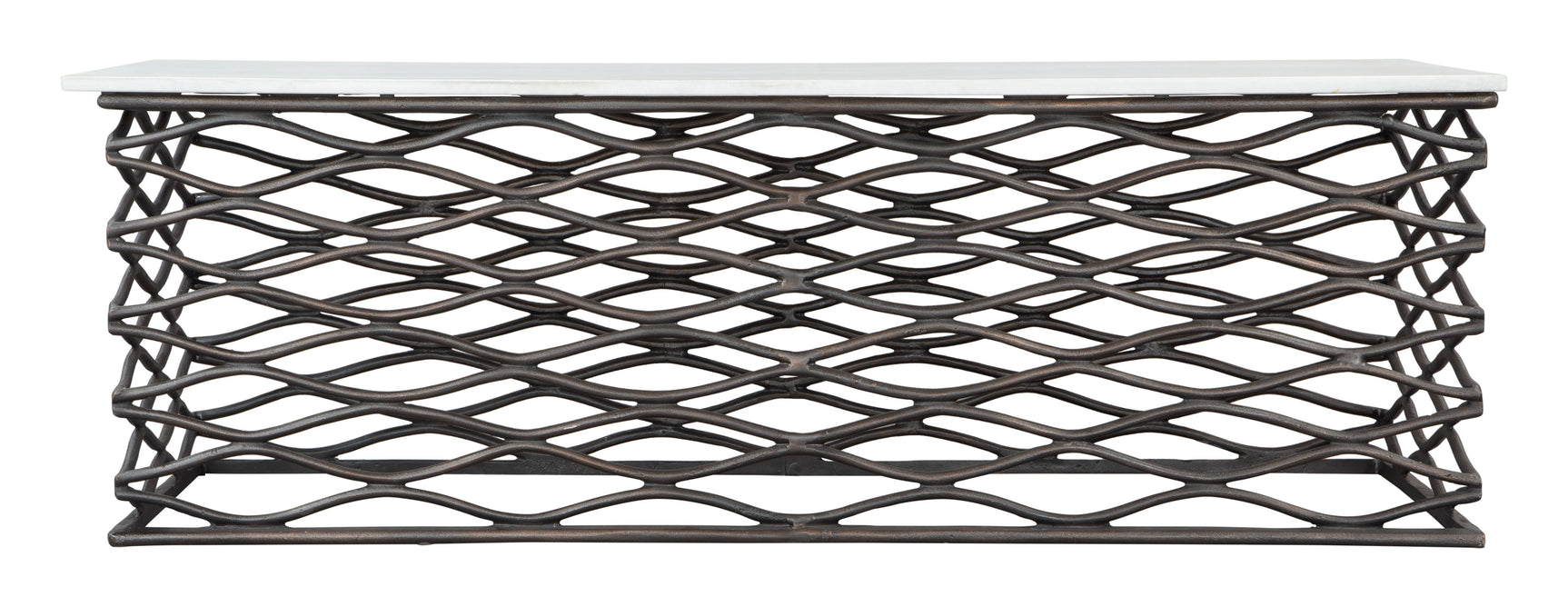 Duchess White & Antique Bronze Coffee Table