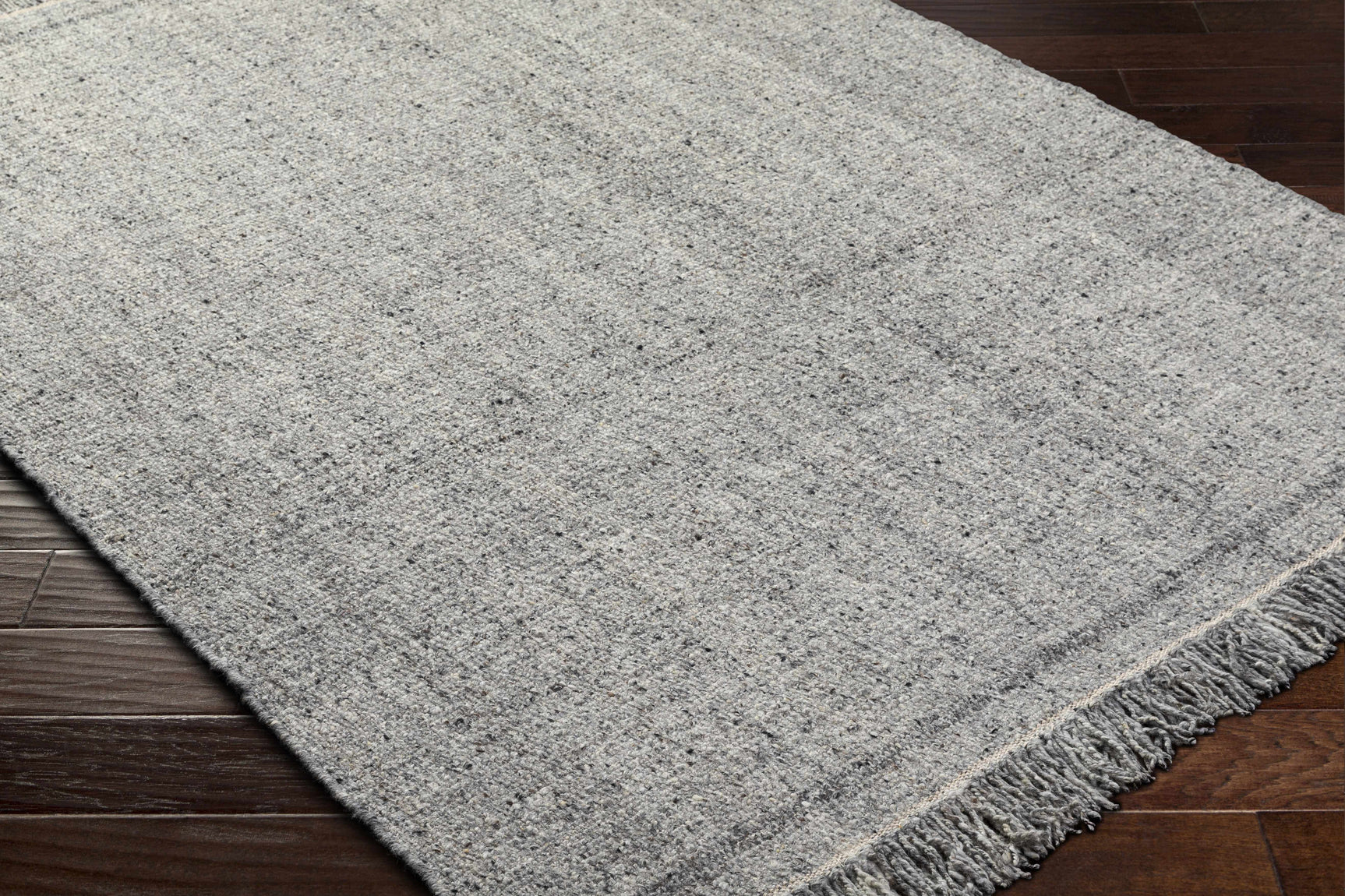 Nsomi Gray Wool Area Rug - Clearance
