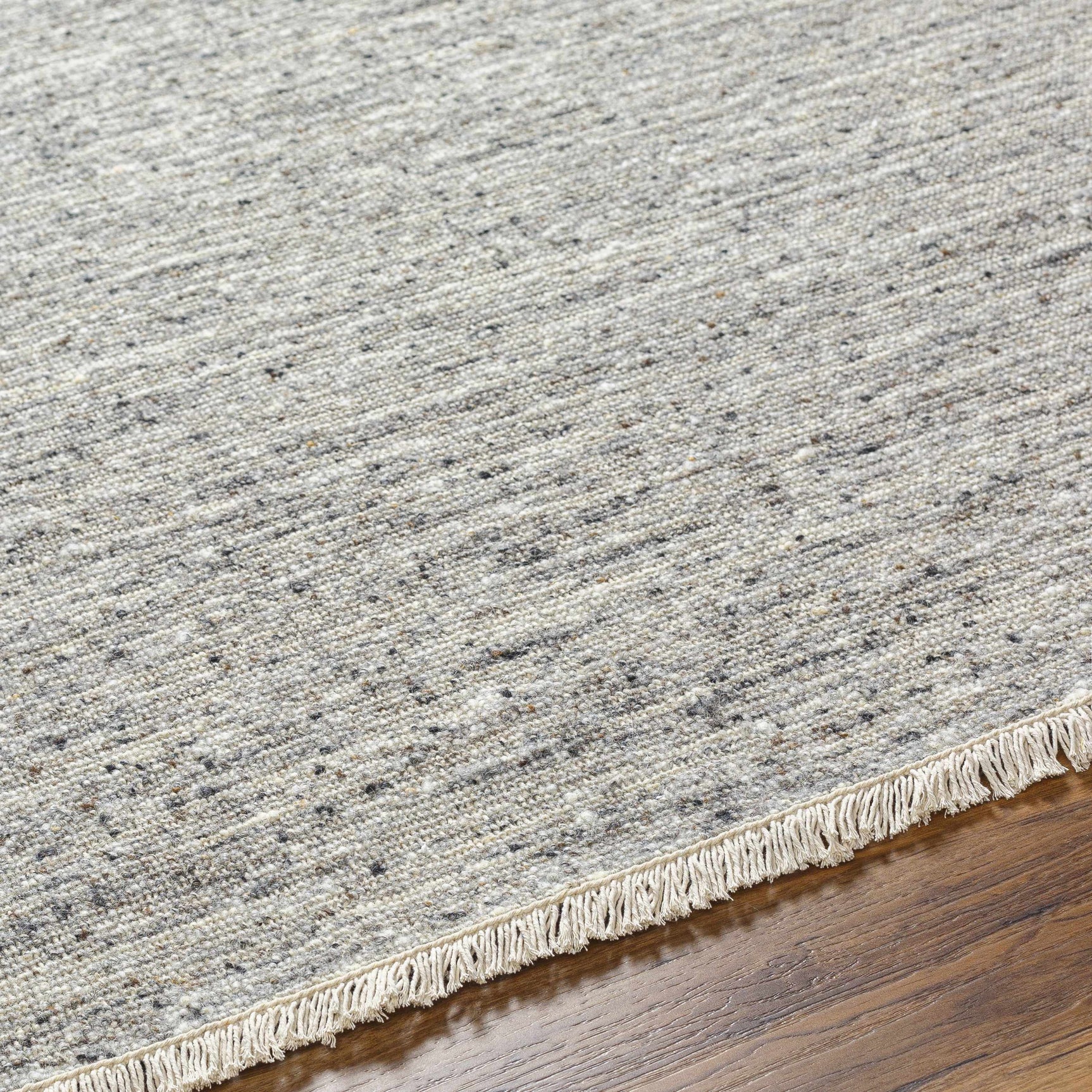 Kylee Gray Wool Area Rug - Clearance