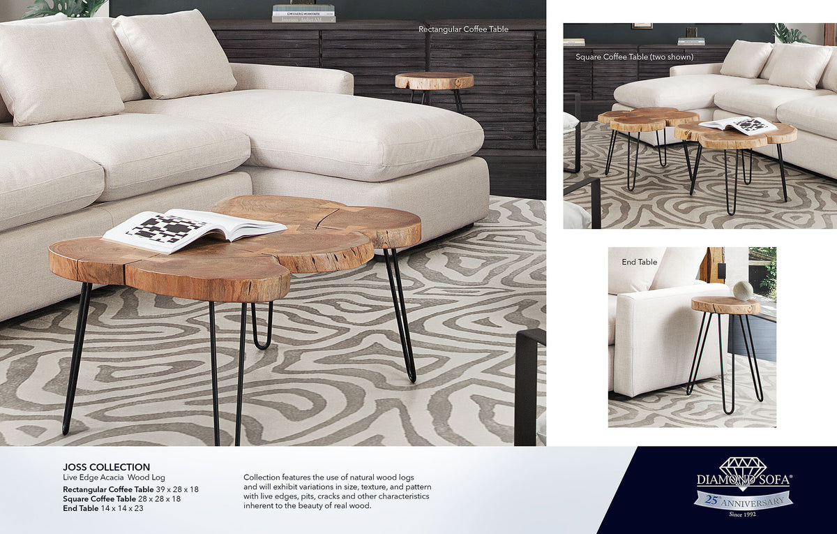 Joss Natural Acacia Coffee Table - Ornate Home