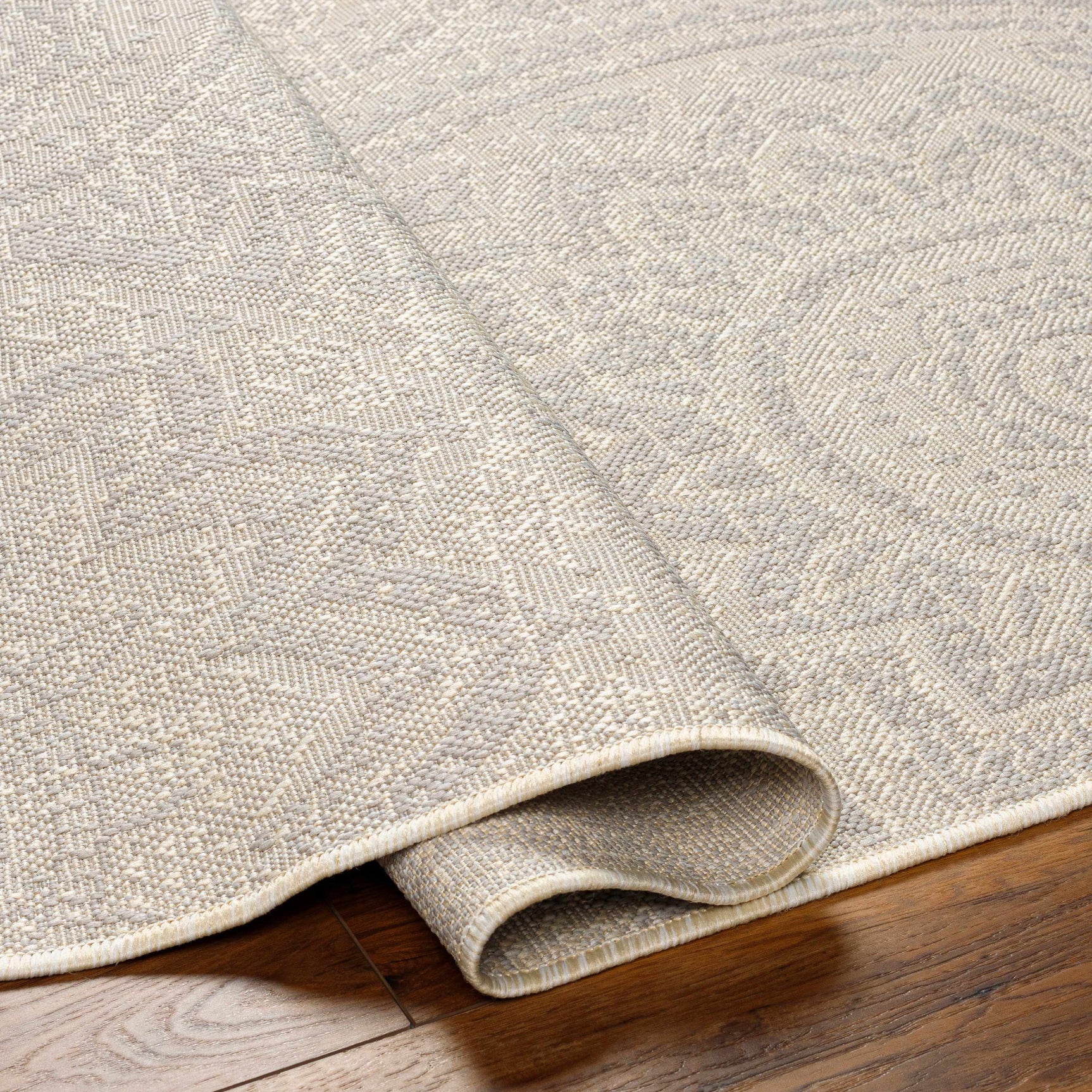Ayala Cream Outdoor Area Rug - Clearance