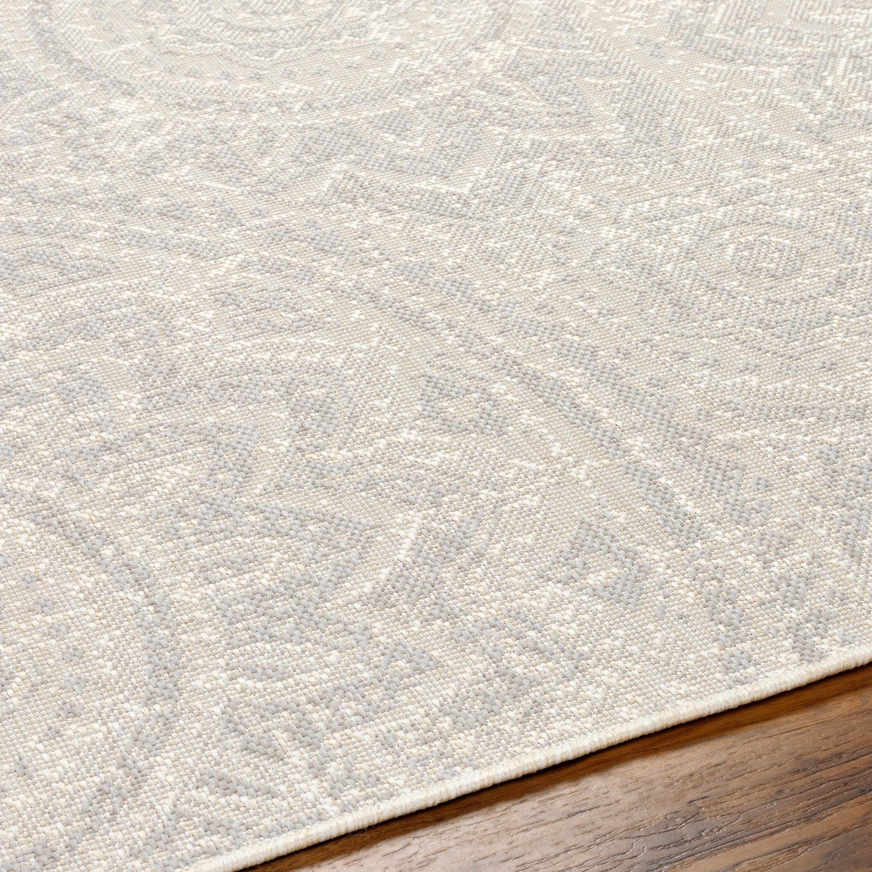 Ayala Cream Outdoor Area Rug - Clearance