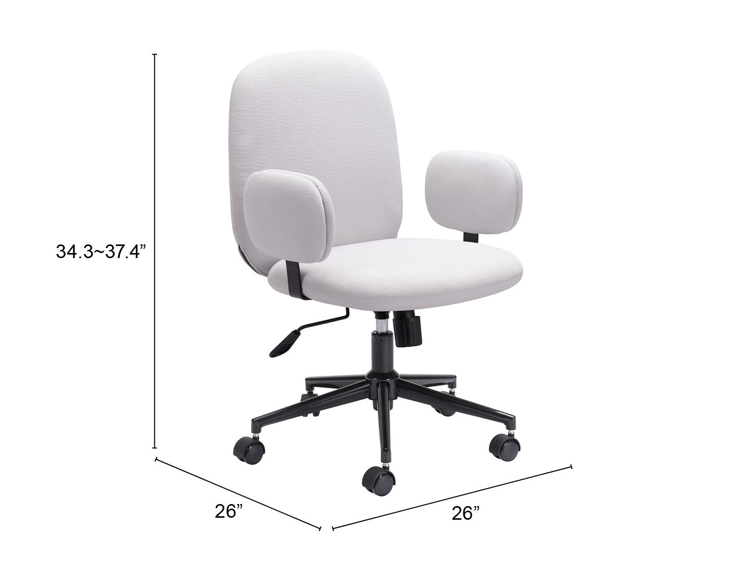 Lionel Beige Office Chair