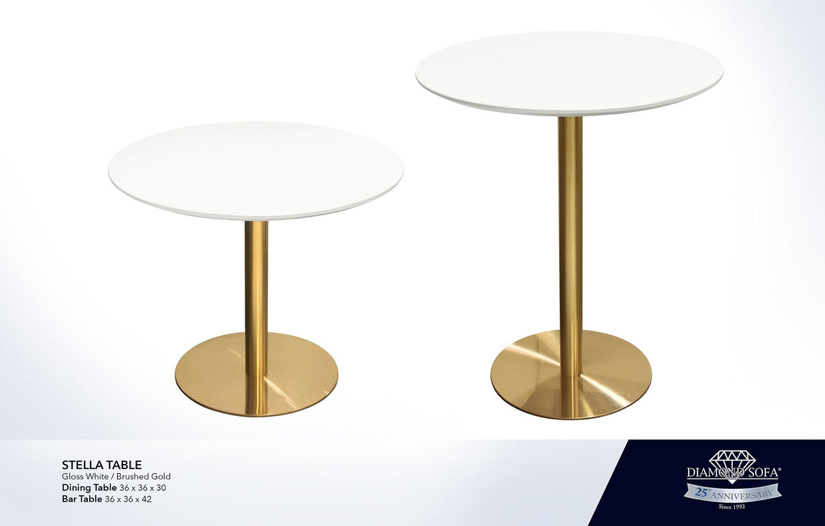 Stella White Dining Table - Ornate Home