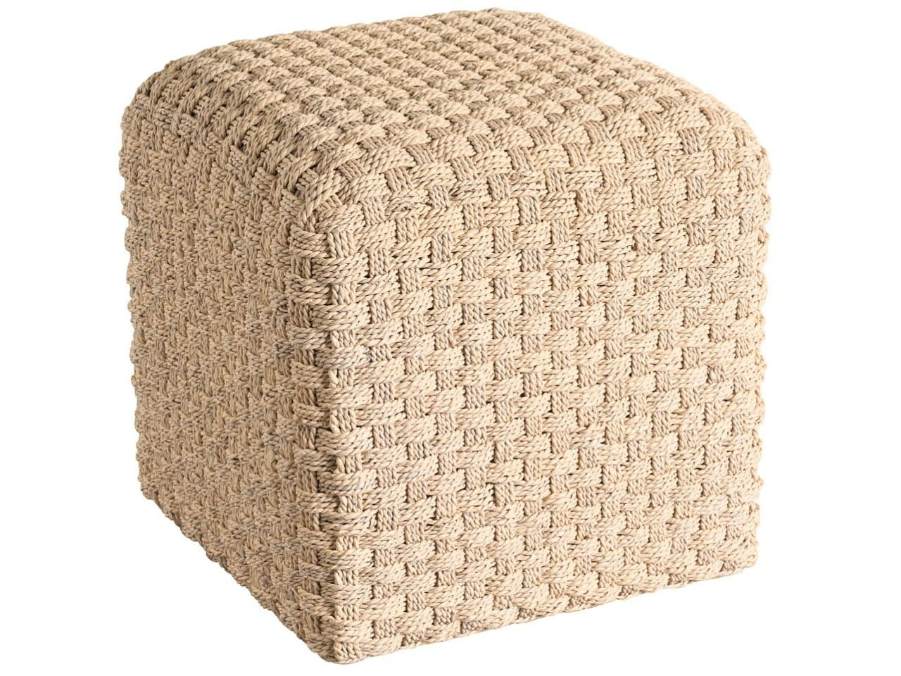 Birchaven Abaca Woven Pouf