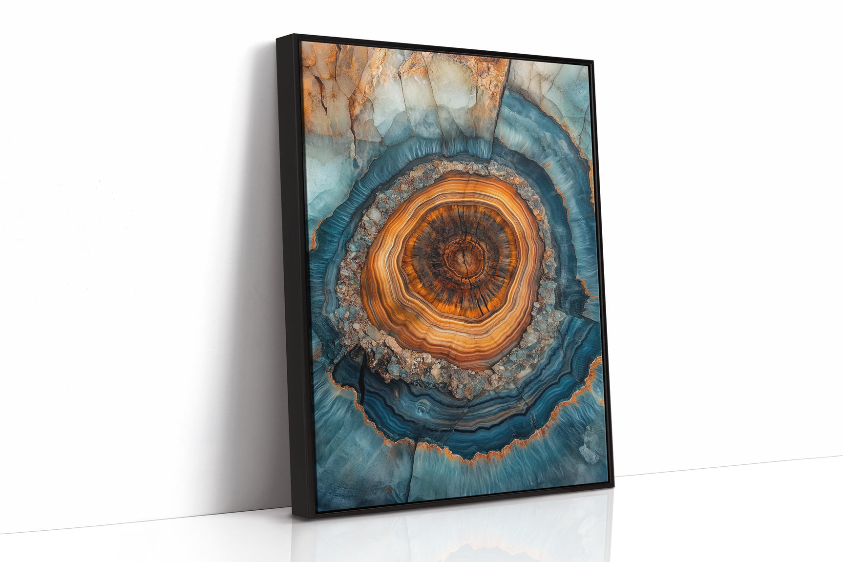 Ethereal Geode - Abstract Mineral Art