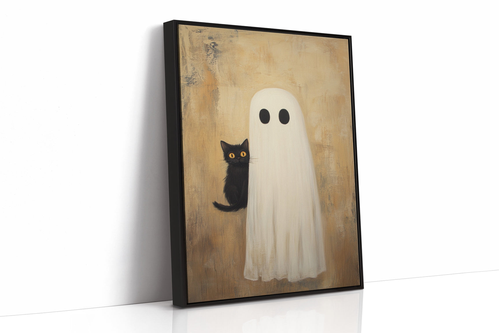 Spooky Feline Friendship