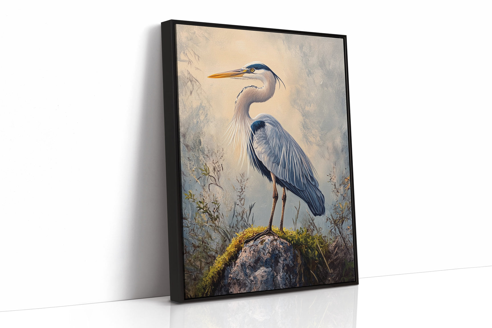 Azure Serenity Heron