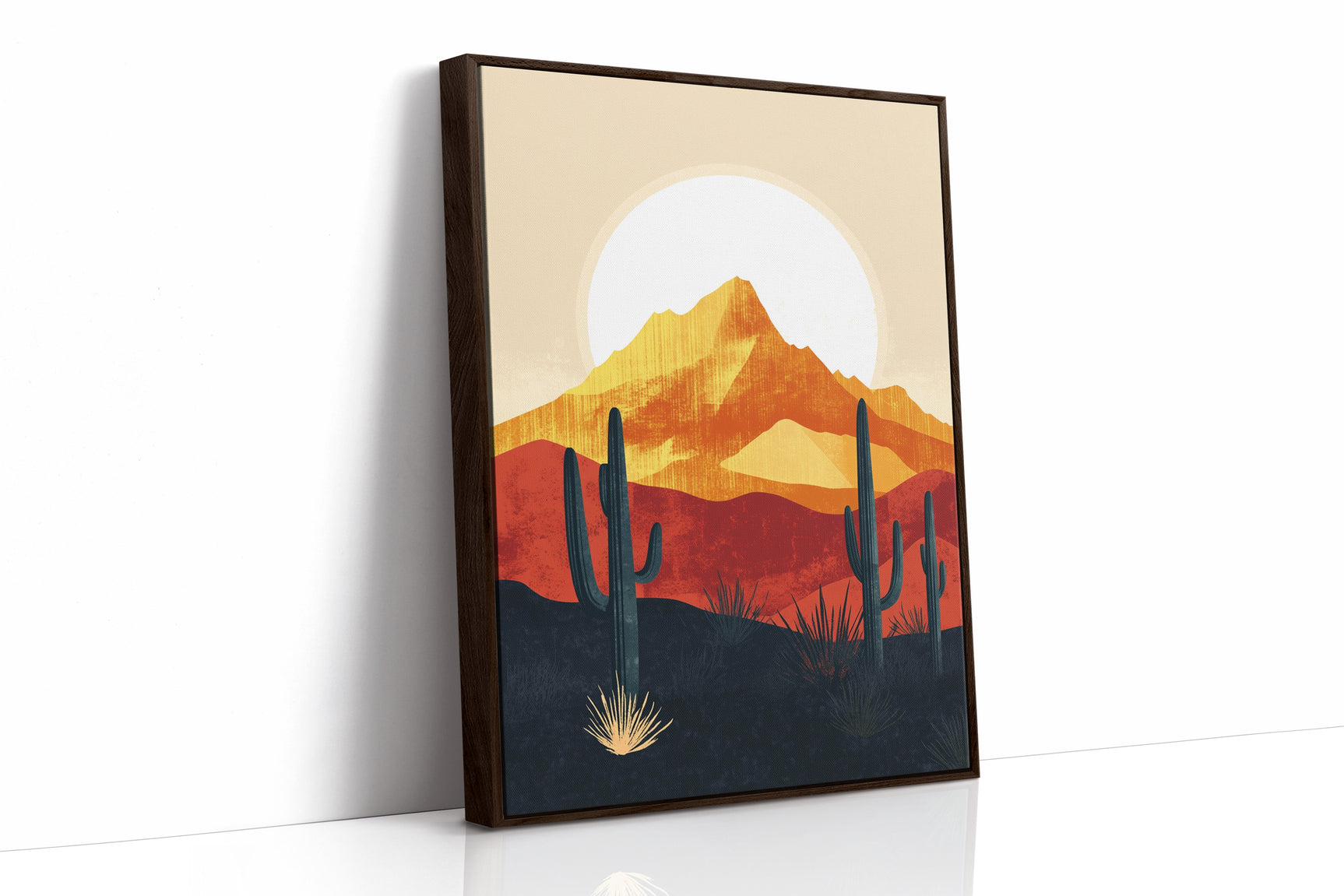 Desert Sunrise - Bold Landscape Art
