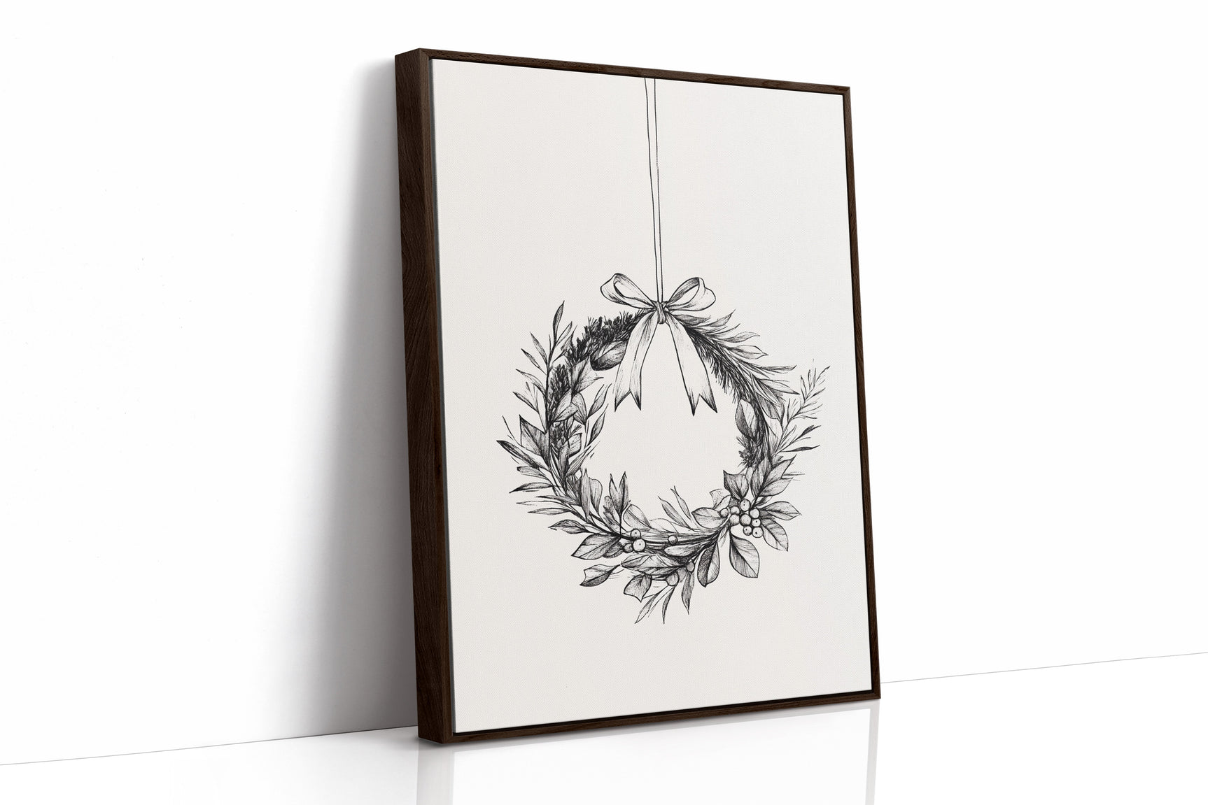 Simple Hand-Drawn Wreath