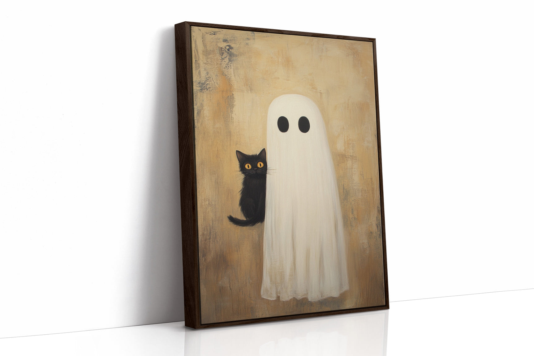 Spooky Feline Friendship