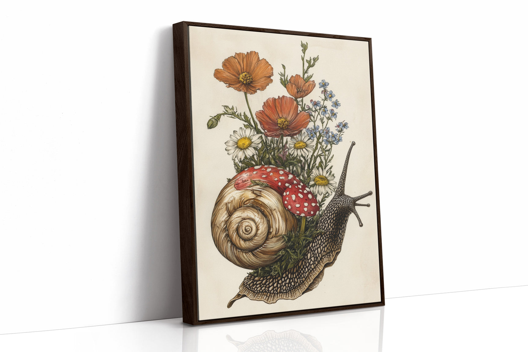 Whimsical Snail Reverie