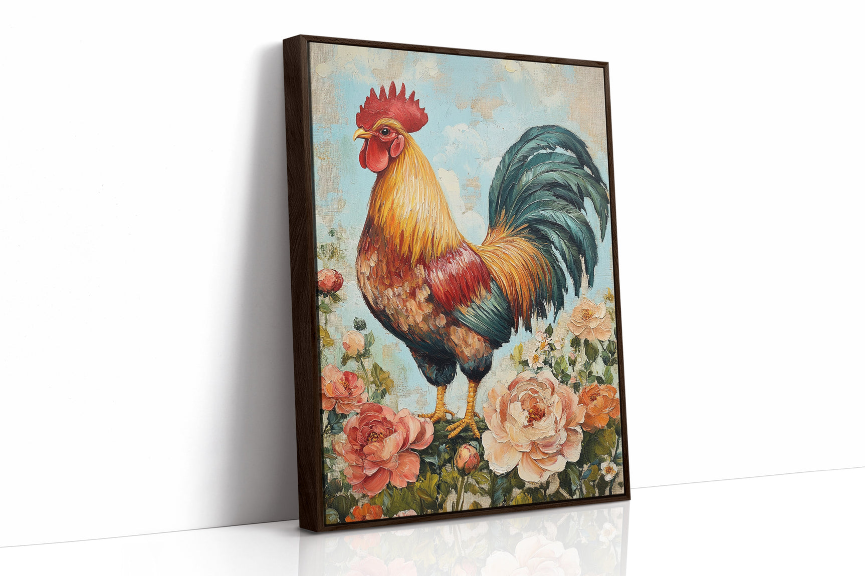 Sunlit Rooster
