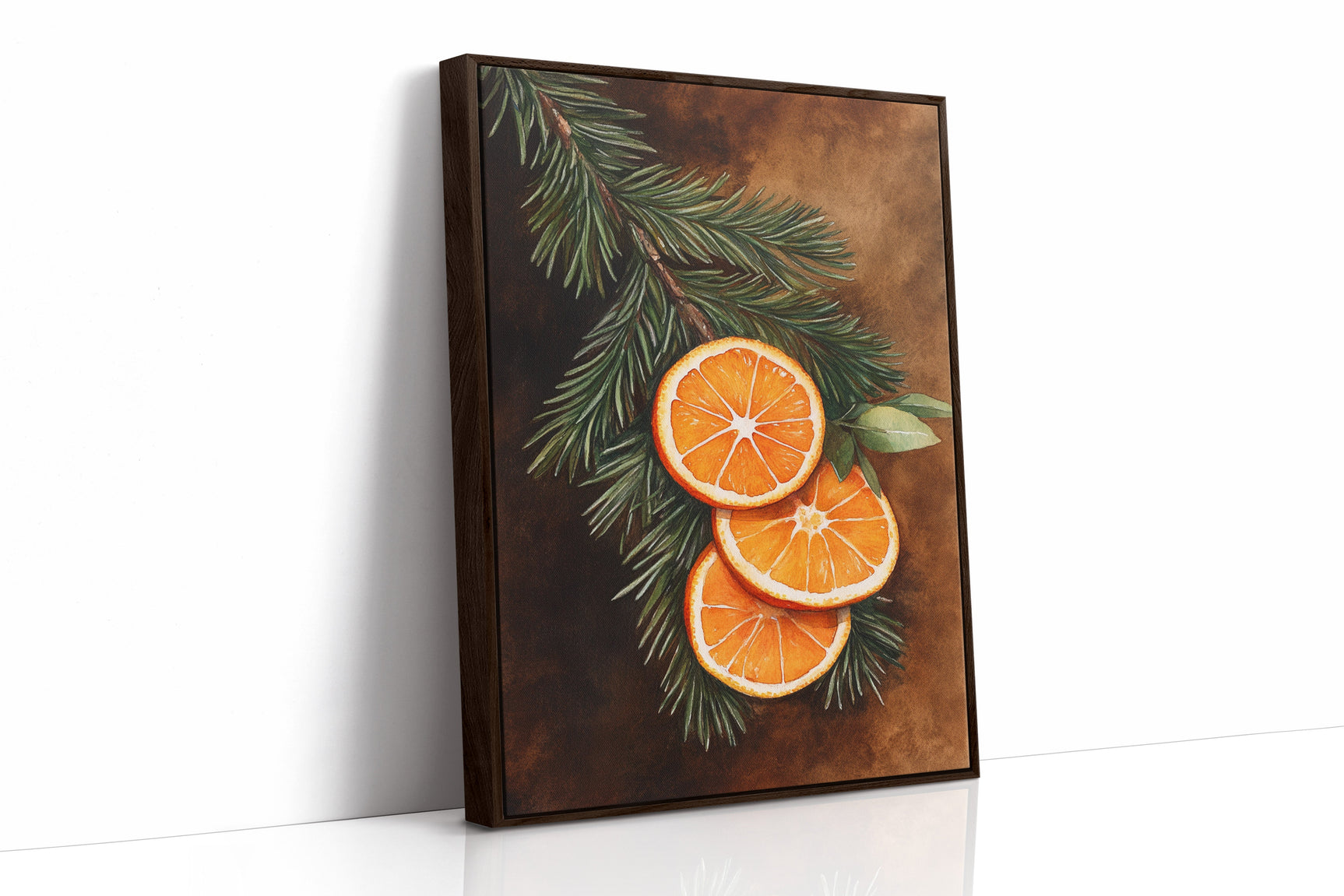 Citrus Amidst Pine Whispers