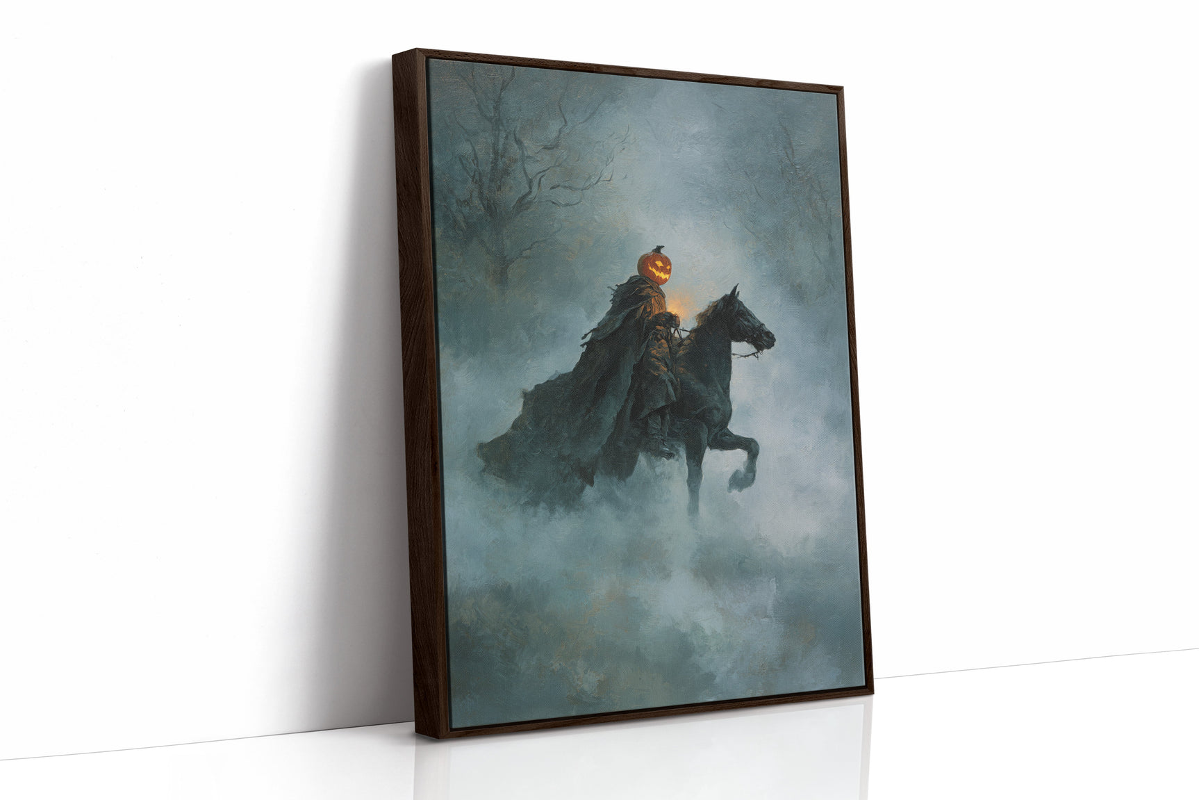 A Lantern's Glow in Mist
