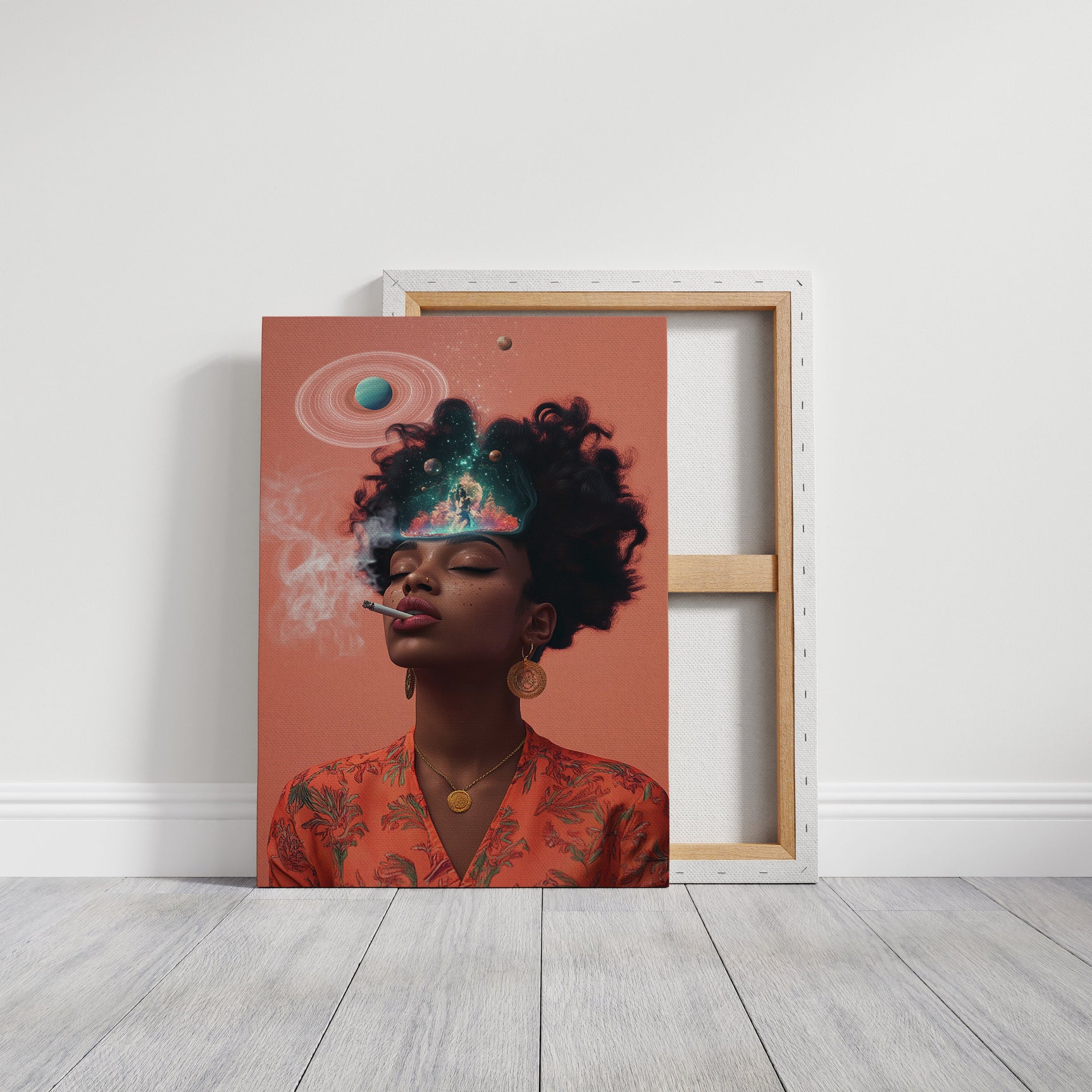 Cosmic Thoughts in an Orange Glow