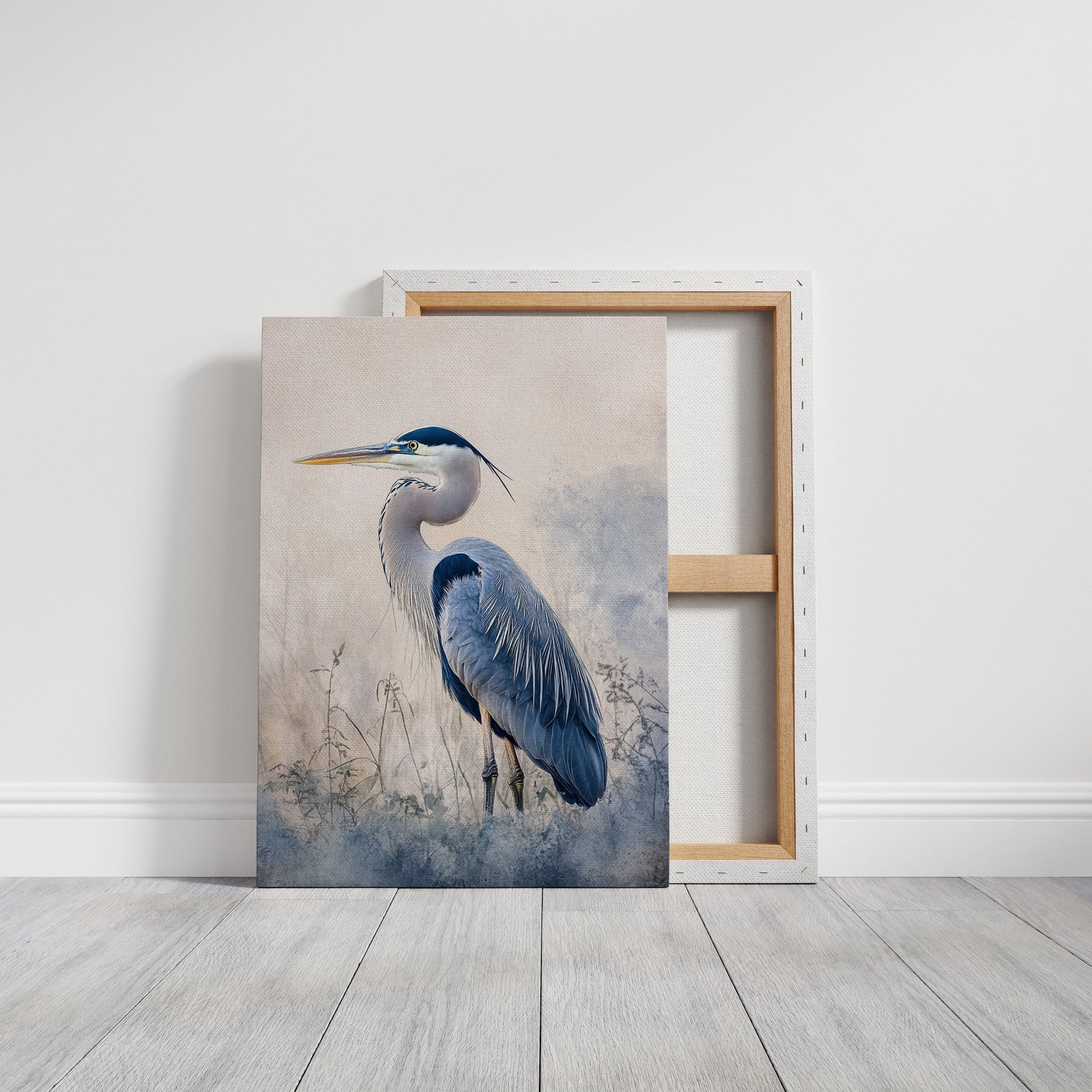 Azure Elegance in Mist