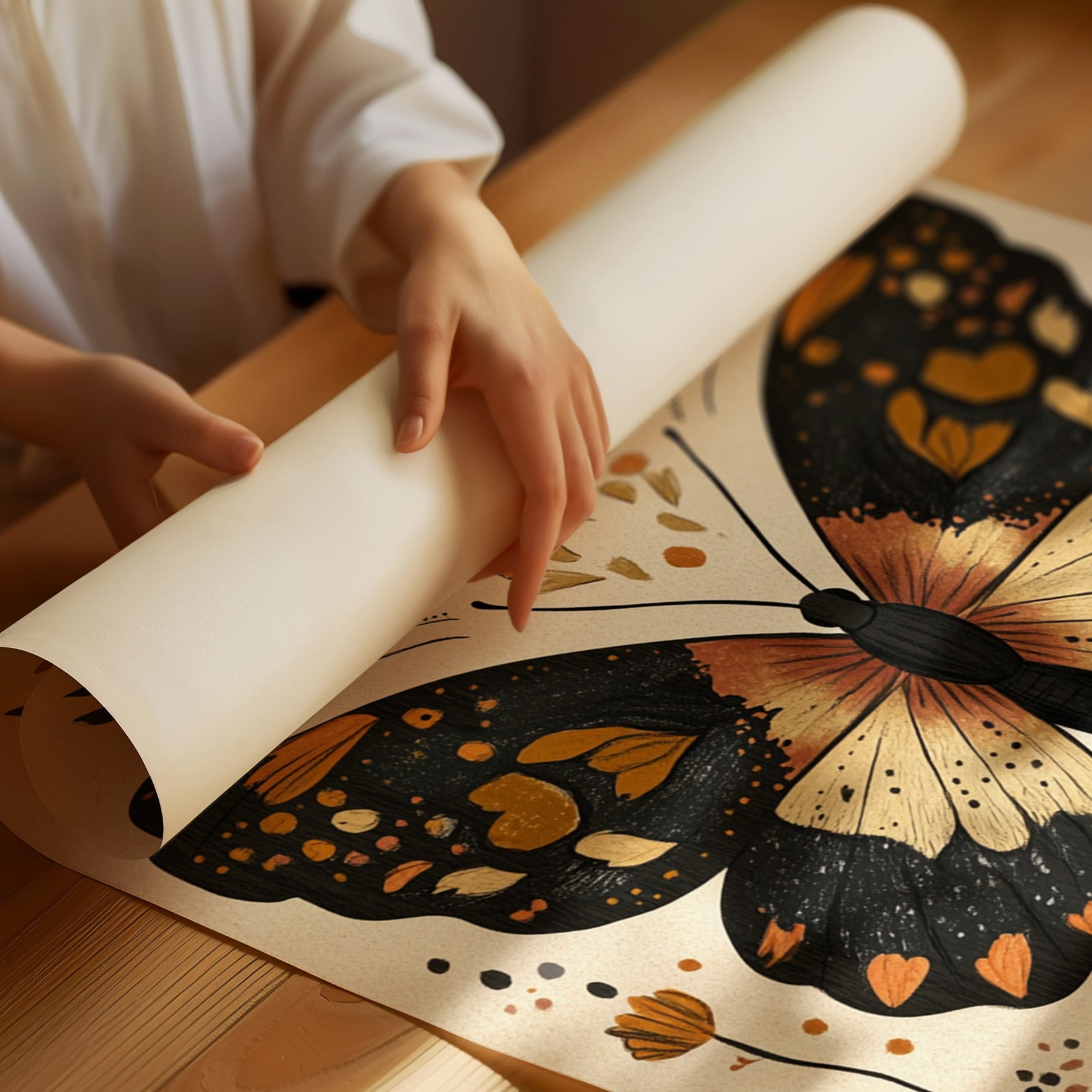 Autumn's Winged Butterfly