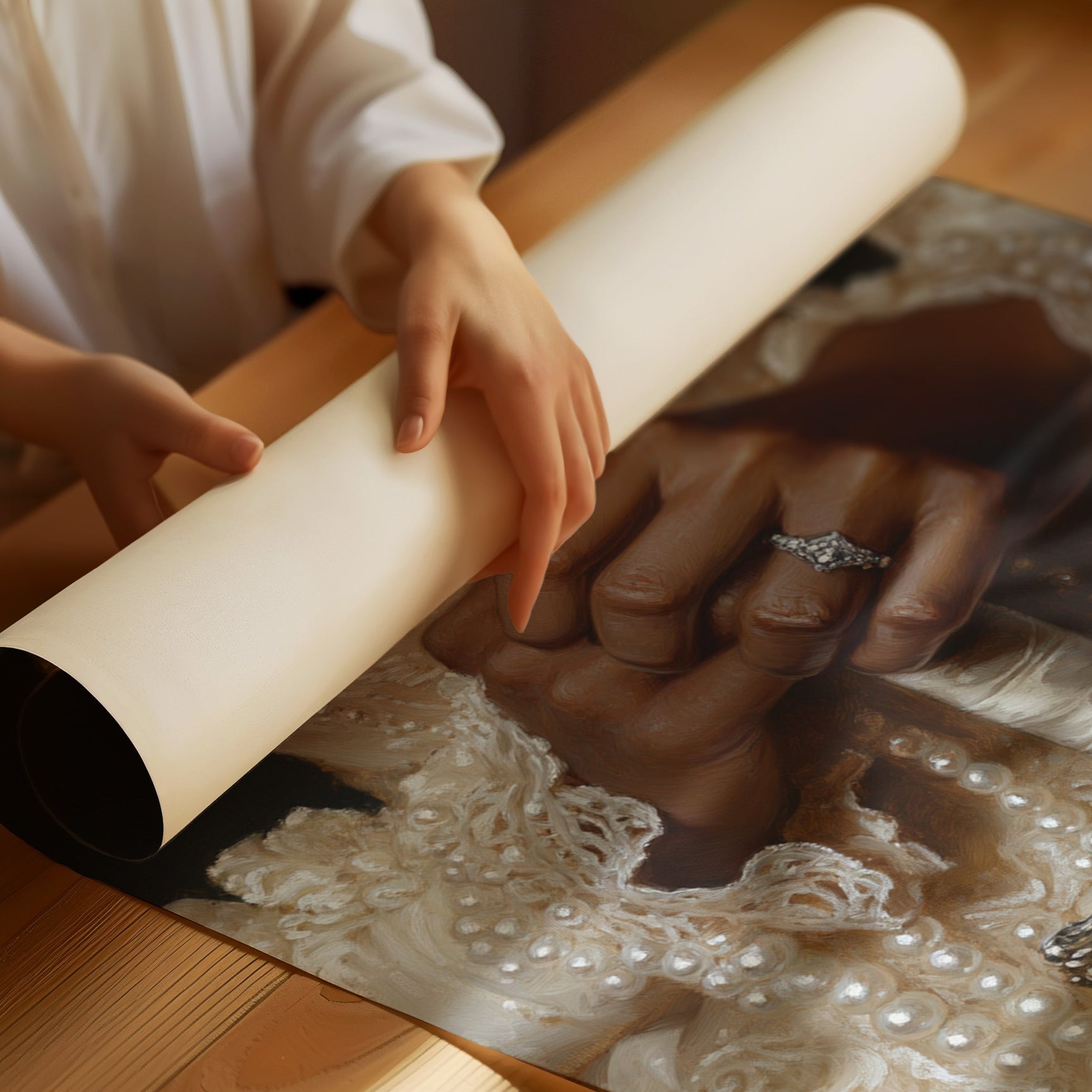Ivory Elegance Reverie