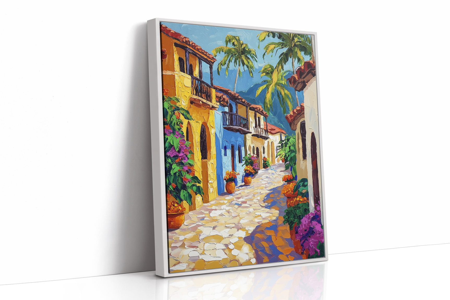 Sunlit Pathways of Color