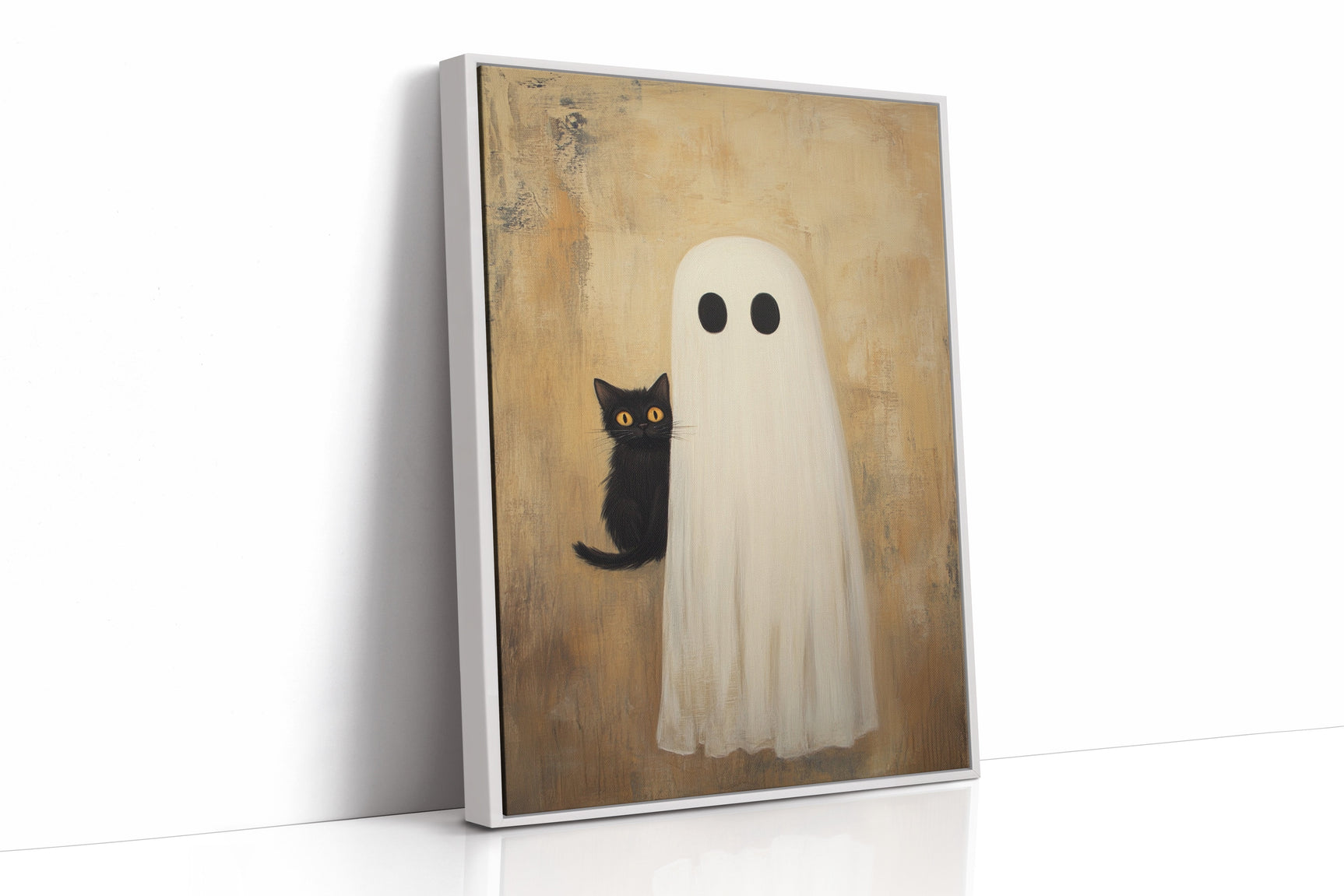 Spooky Feline Friendship