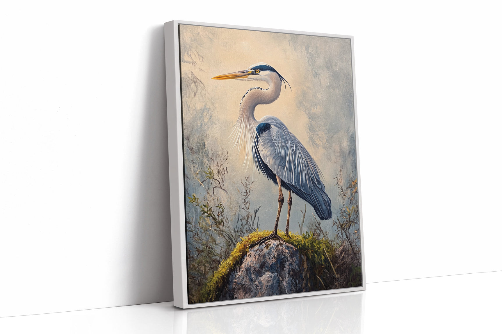 Azure Serenity Heron