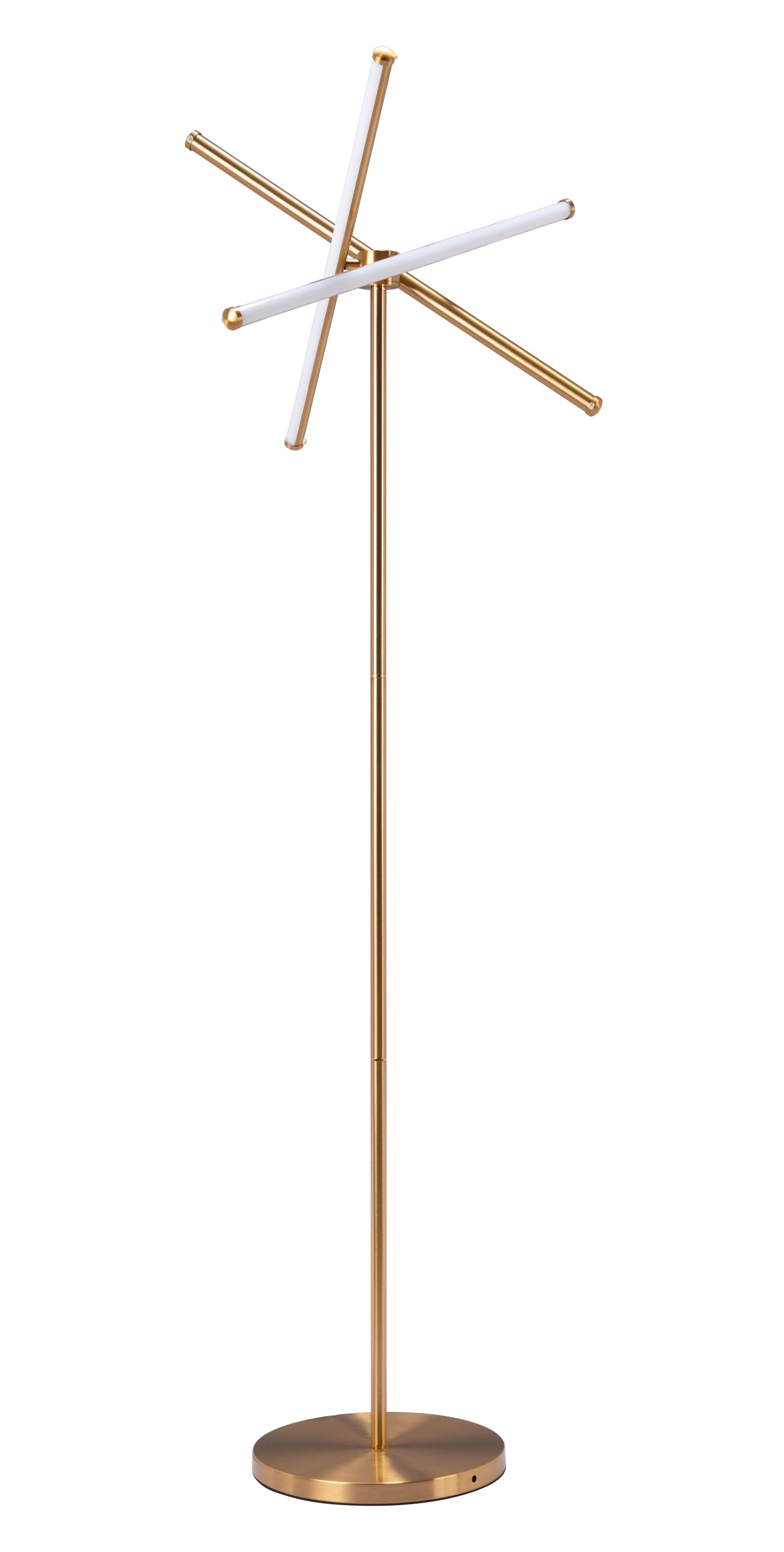 Garza Brass Floor Lamp