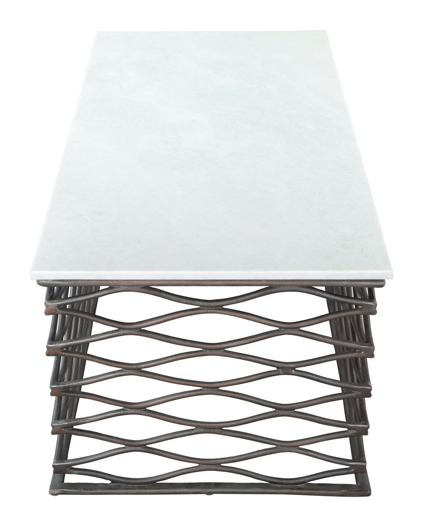 Duchess White & Antique Bronze Coffee Table