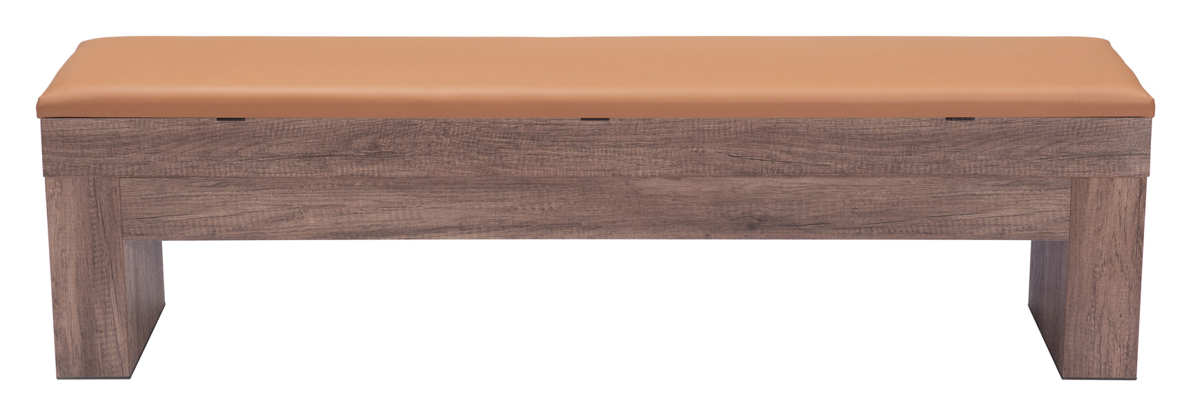 Bonker Brown Storage Bench (Set of 2)