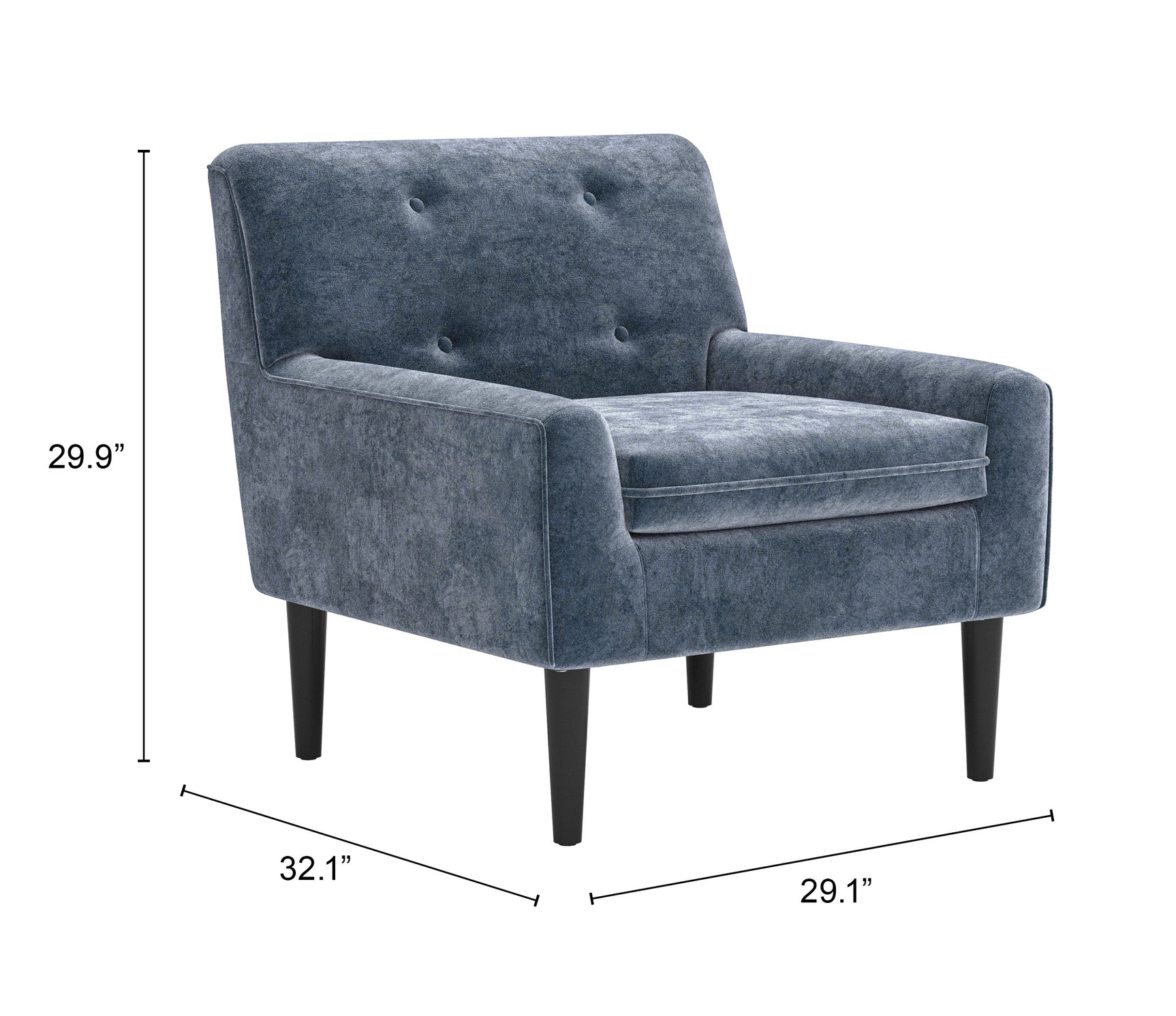Frankfurt Gray Armchair