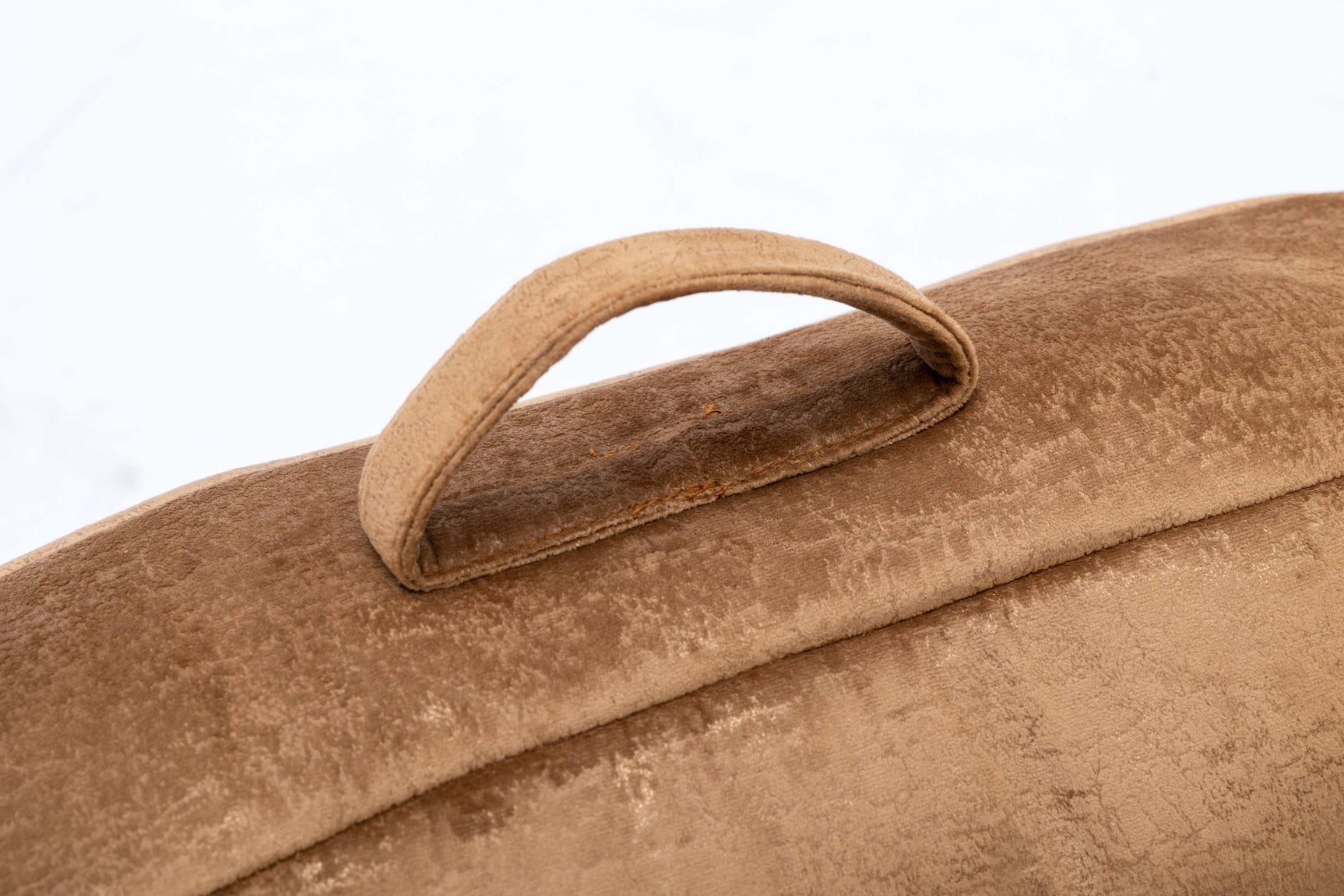 King Kids' Brown Velvet Bean Bag Chair - Ornate Home