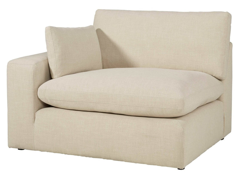 Elyza Linen 2pc Sectional Loveseat - Ornate Home