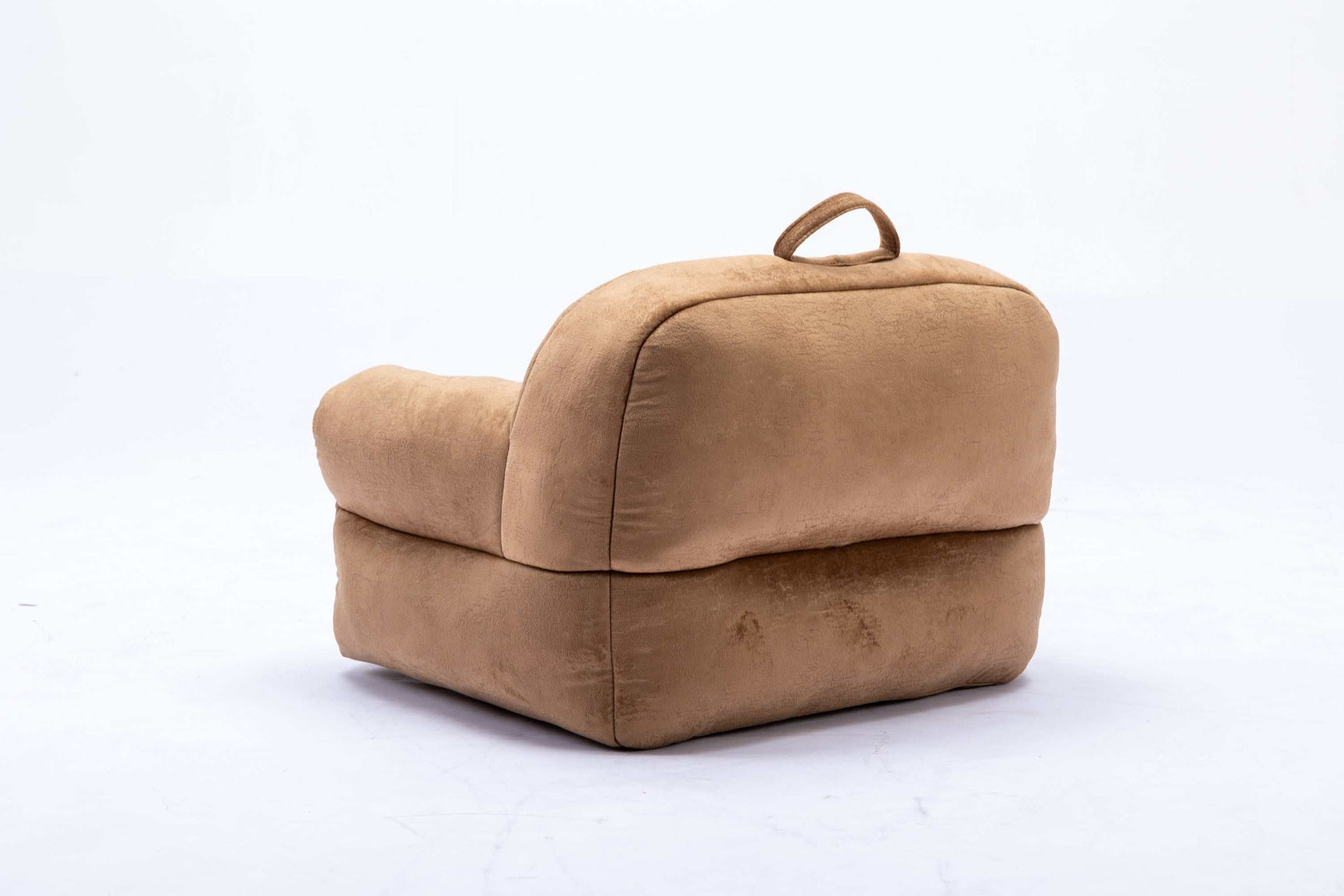 King Kids' Brown Velvet Bean Bag Chair - Ornate Home