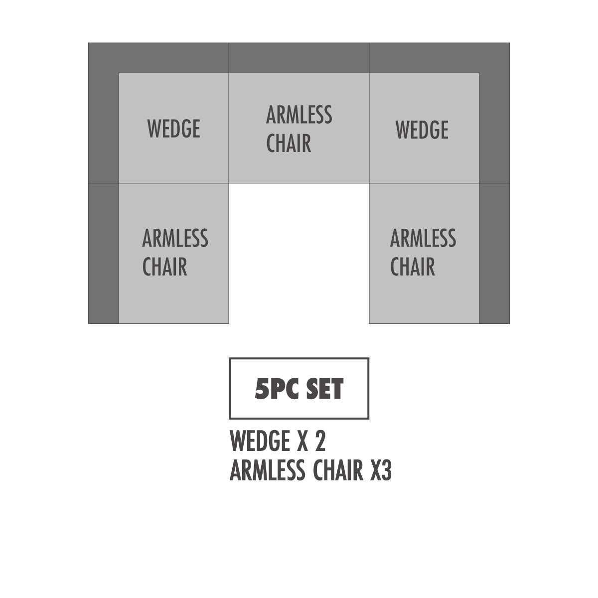 Naveen Ivory Modular Sectional Sofa PreSets - Ornate Home