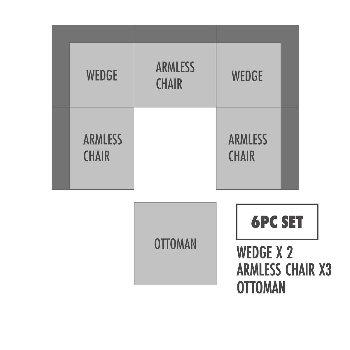 Naveen Ivory Modular Sectional Sofa PreSets - Ornate Home