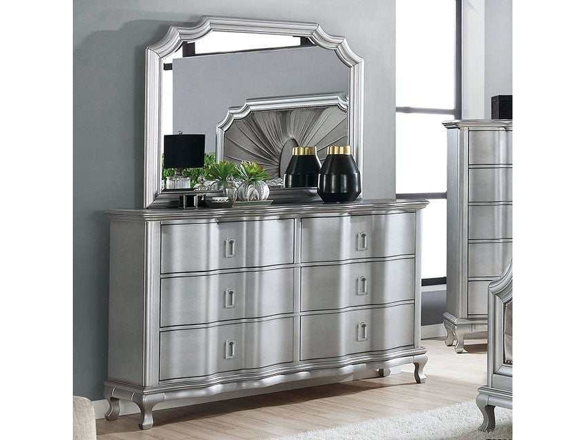 Aalok Silver Dresser - Ornate Home