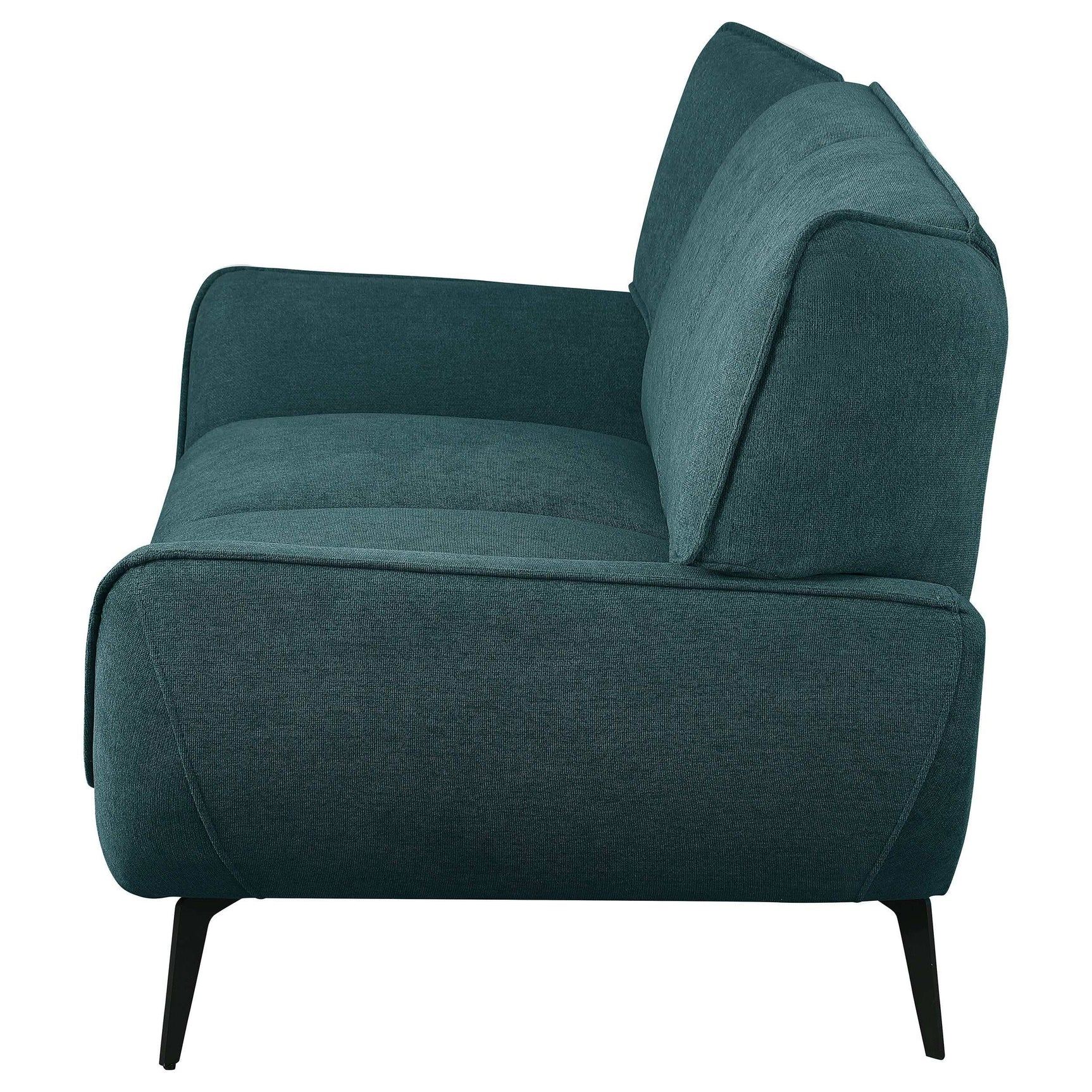 Acton Teal Blue Loveseat - Ornate Home