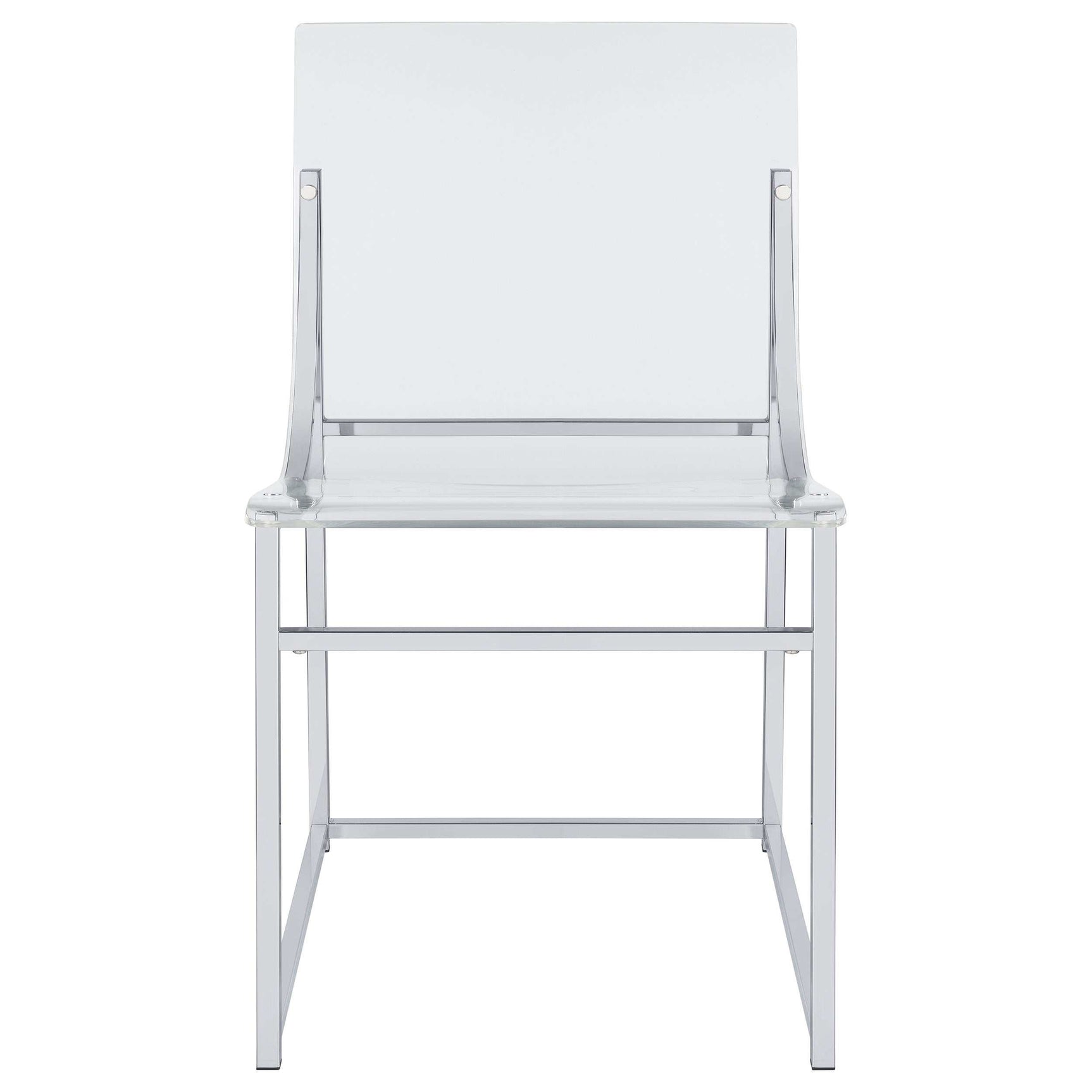 Adino Clear Side Chair - Ornate Home