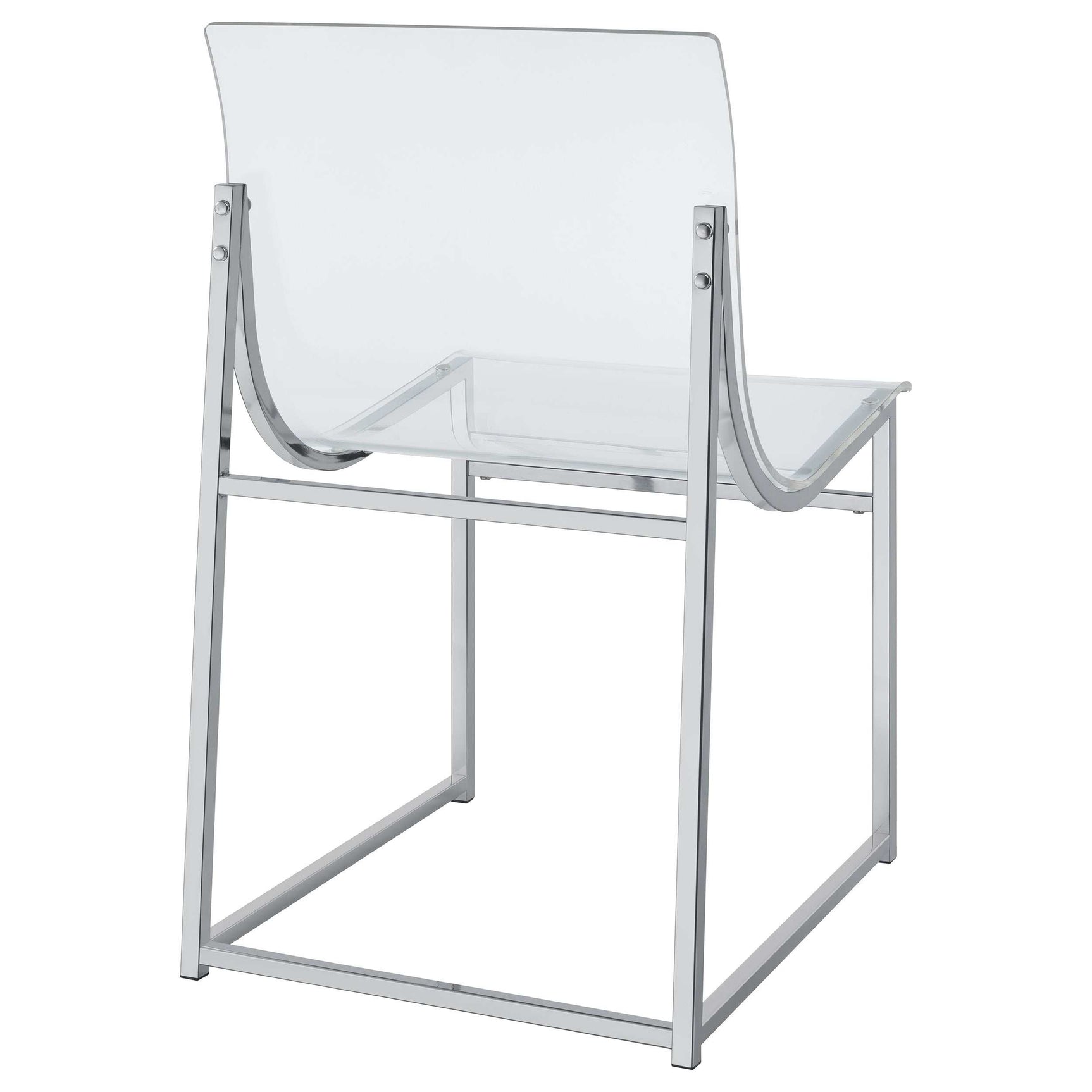 Adino Clear Side Chair - Ornate Home
