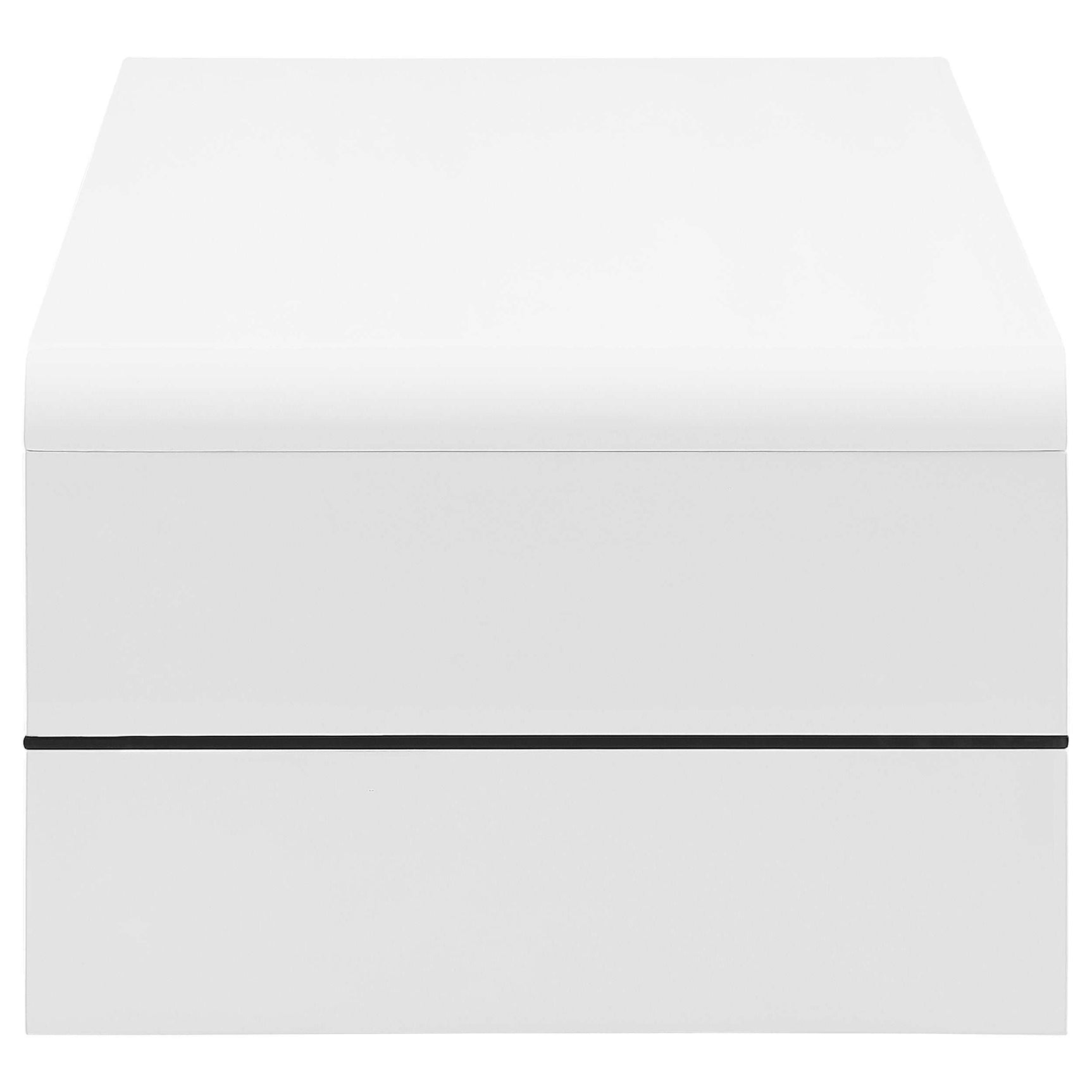 Airell White High Gloss Coffee Table - Ornate Home