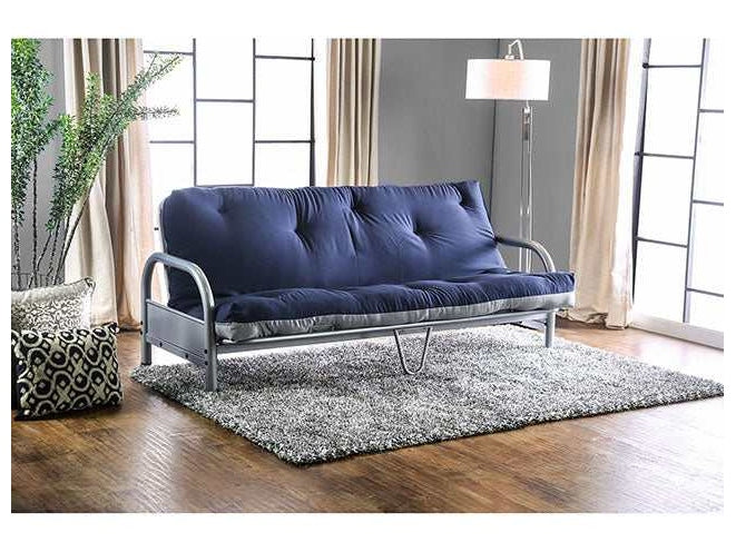 Aksel Gray/Navy Futon Mattress - Ornate Home