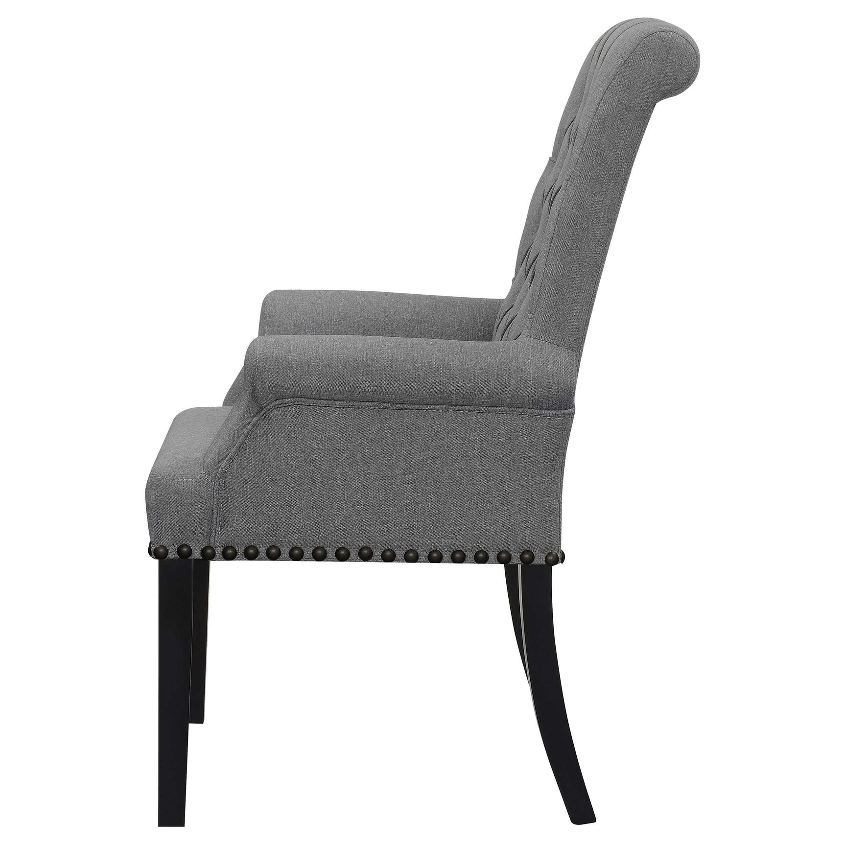 Alana Grey / Rustic Espresso Arm Chair - Ornate Home