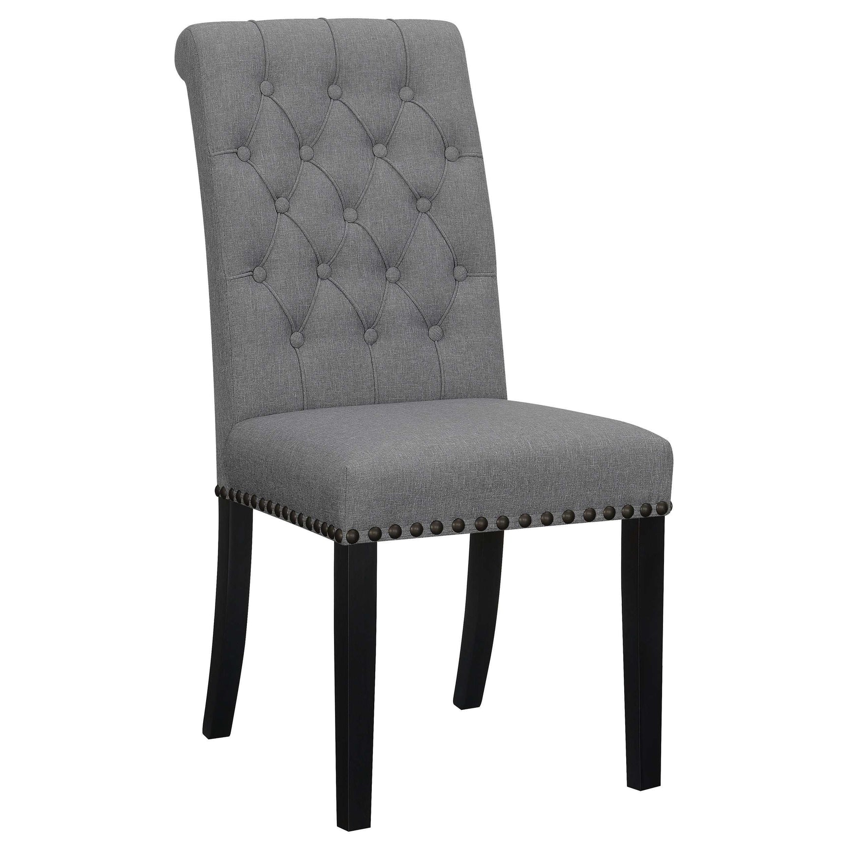 Alana Grey / Rustic Espresso Side Chair - Ornate Home