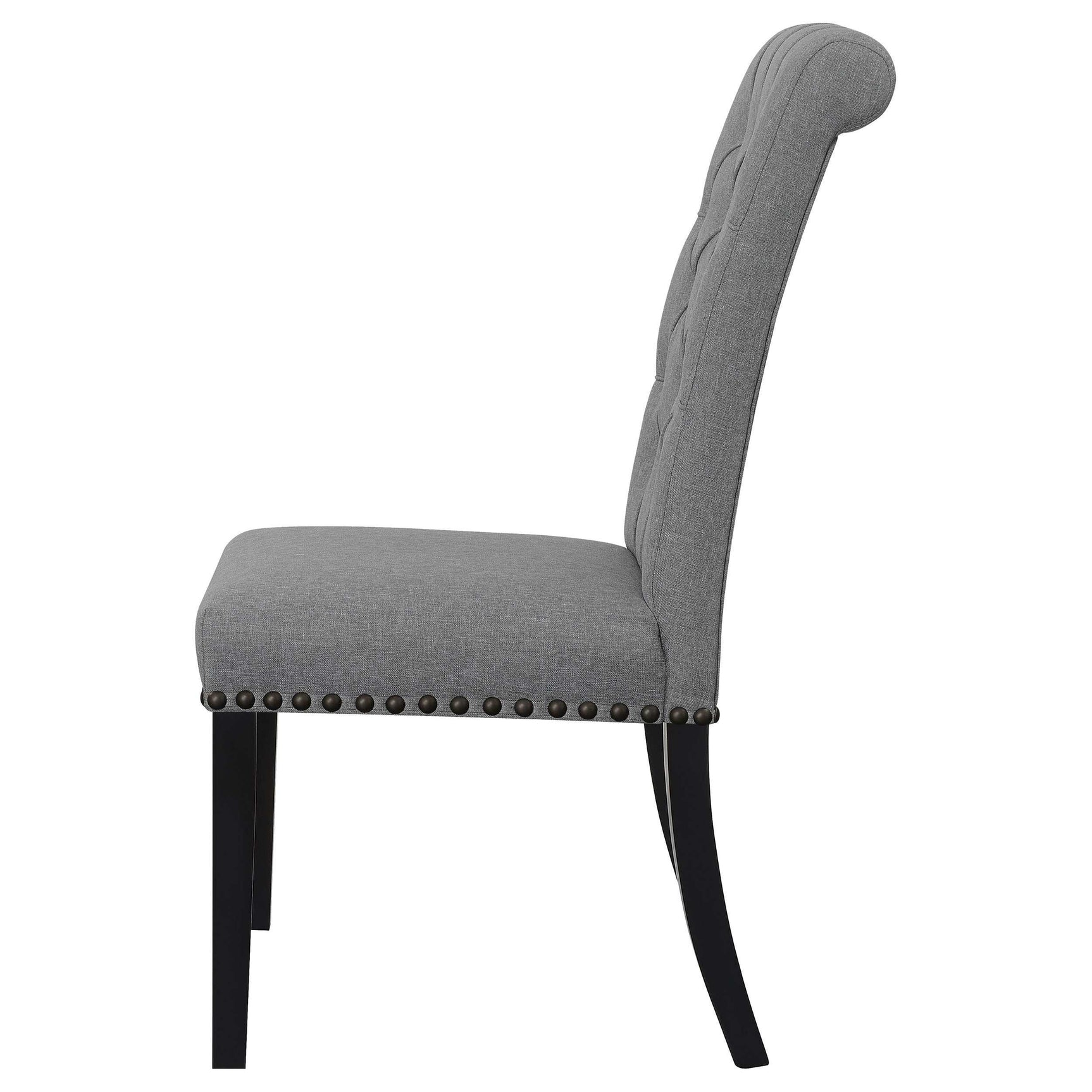 Alana Grey / Rustic Espresso Side Chair - Ornate Home