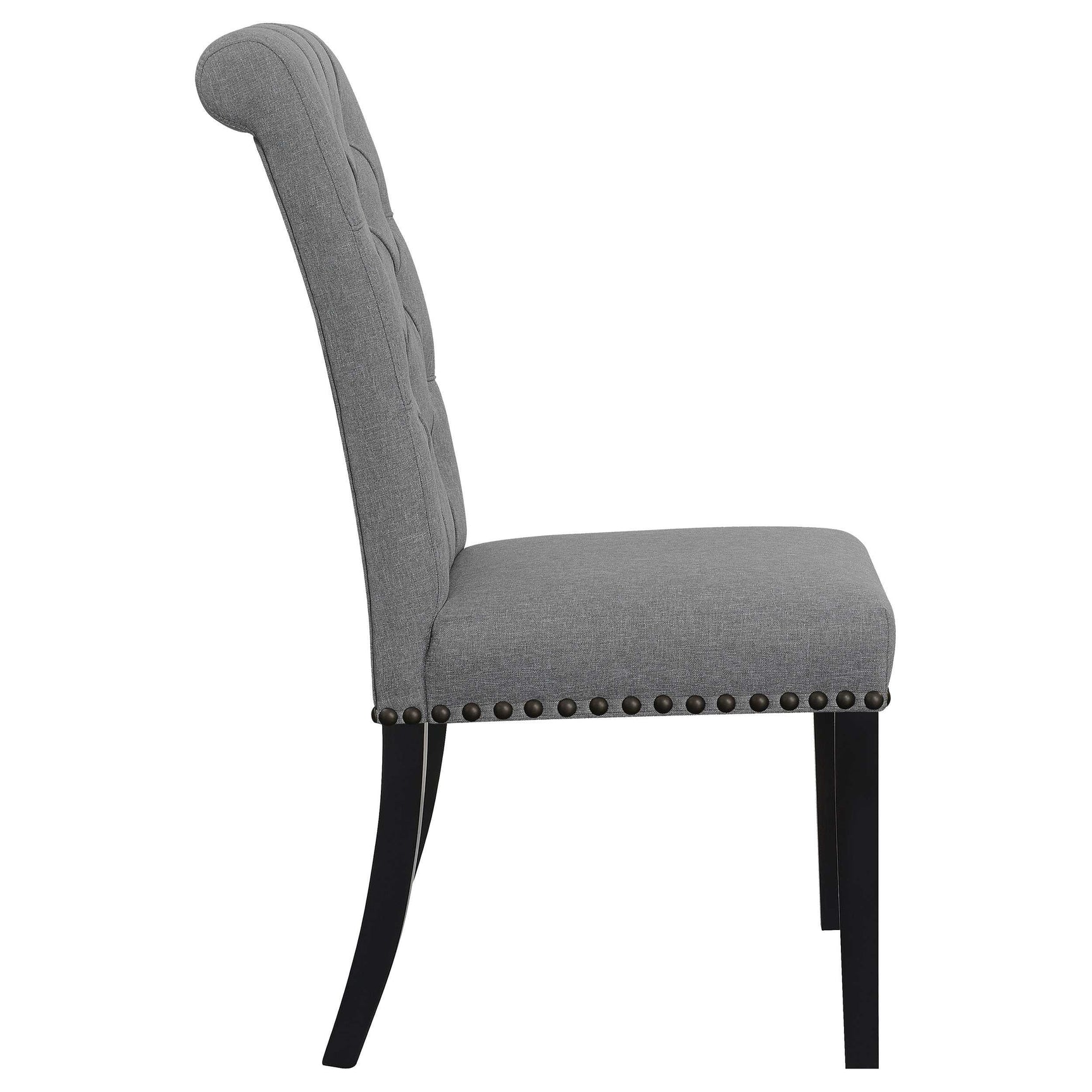 Alana Grey / Rustic Espresso Side Chair - Ornate Home