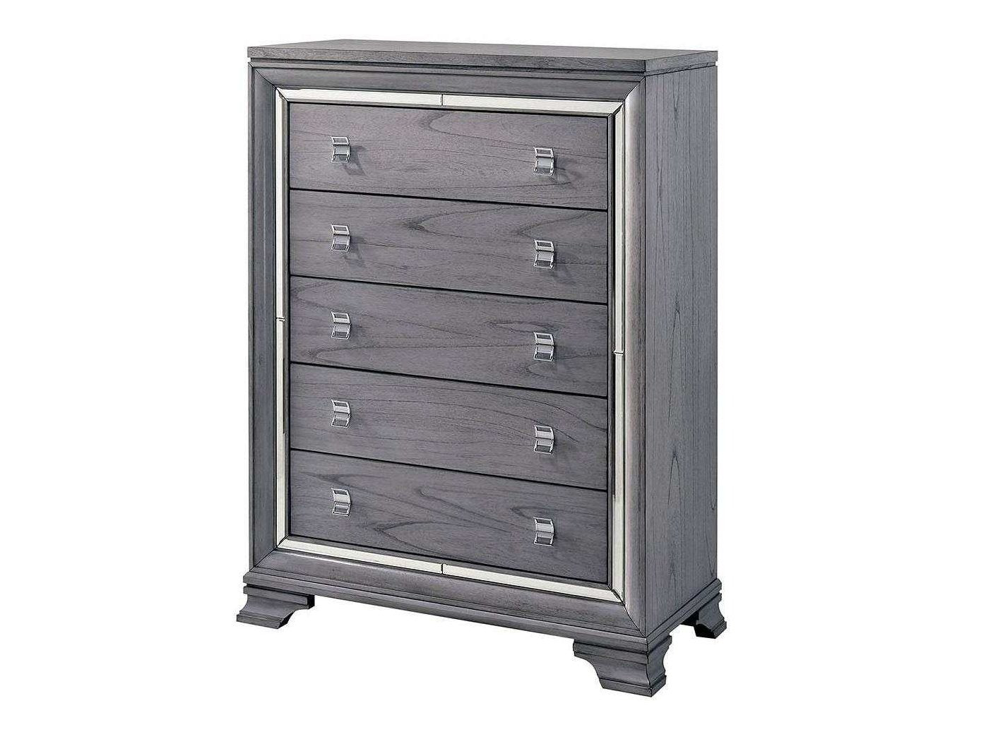 Alanis Gray Chest - Ornate Home